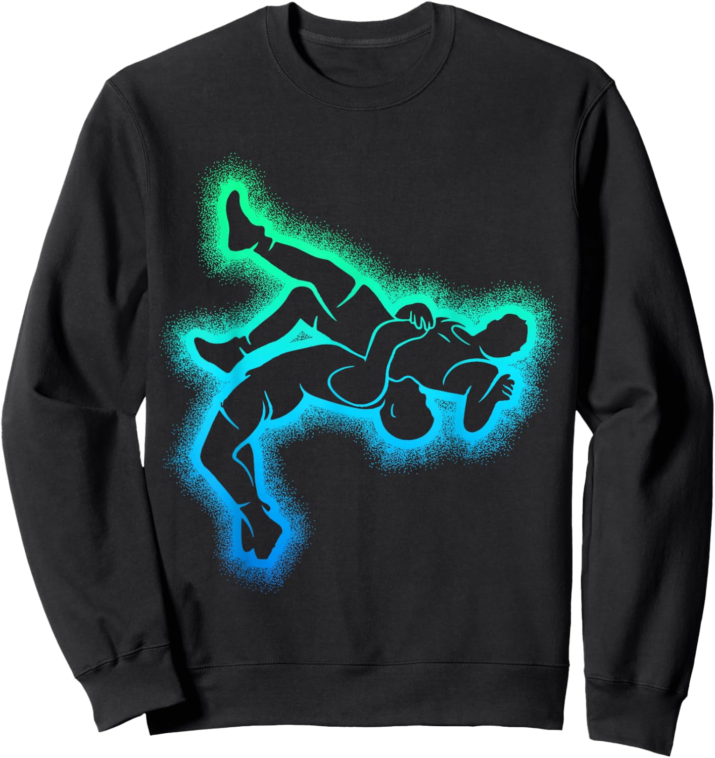 Wrestling Wrestler Men's Children's , black Sweatshirt - Sweatshirt | Black