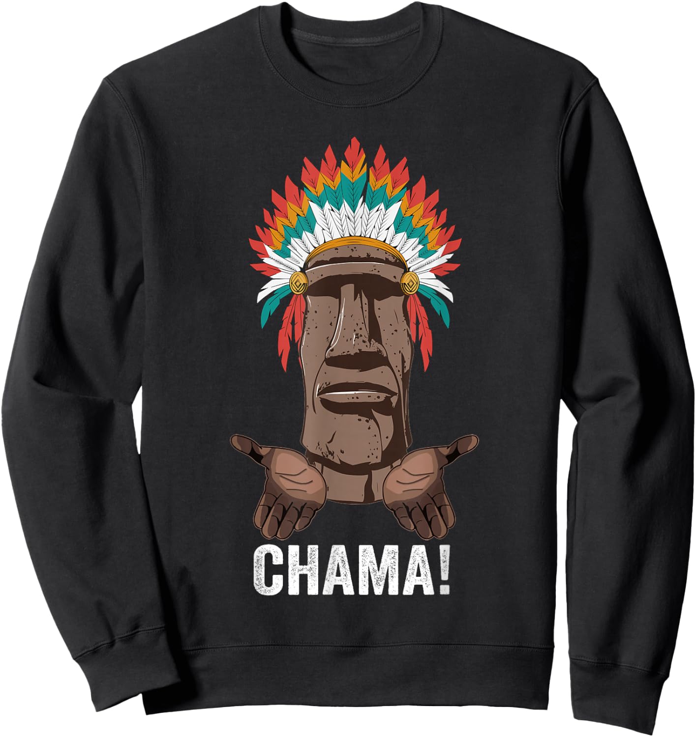 Chama Paotan MMA Fan JJB Boxing Muay Thai Kickboxing , Black, S Sweatshirt - Sweatshirt | Black
