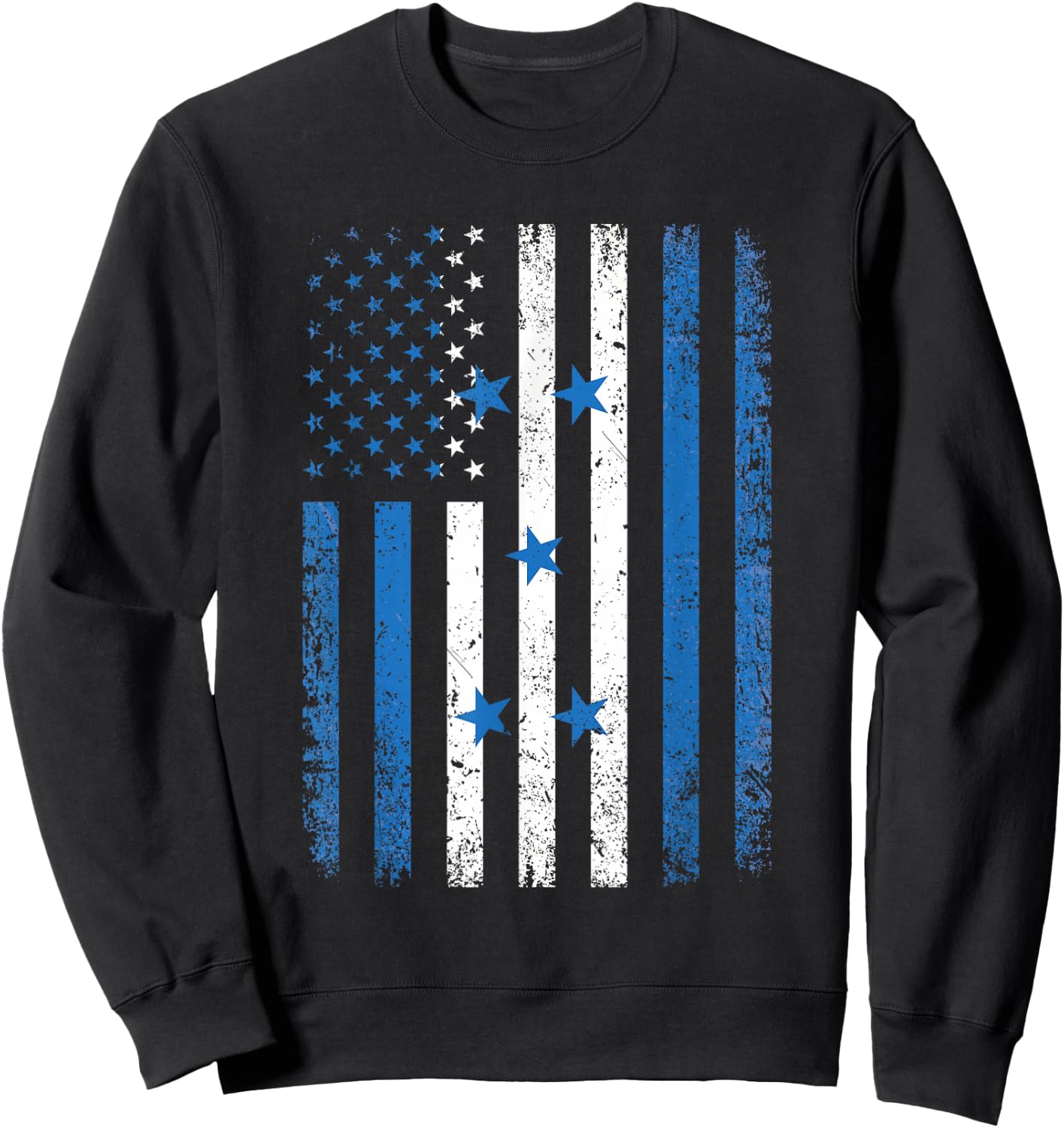 Honduras USA Flag 4th of July Patriot American Honduran Flag Sweatshirt - Sweatshirt | Black