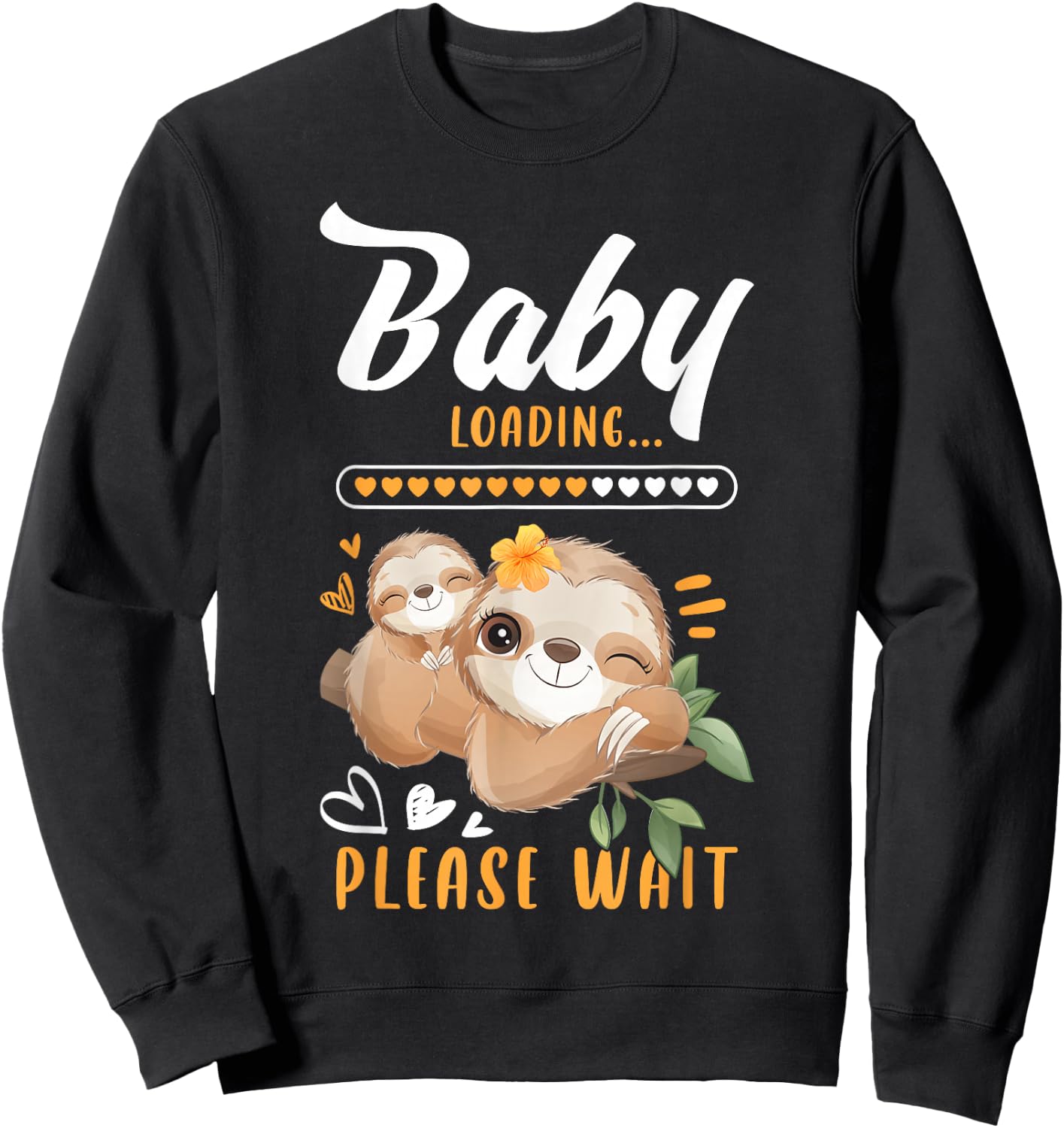 Soon to Be Mom Baby Announcement Pregnancy Reveal Sweatshirt - Sweatshirt | Black