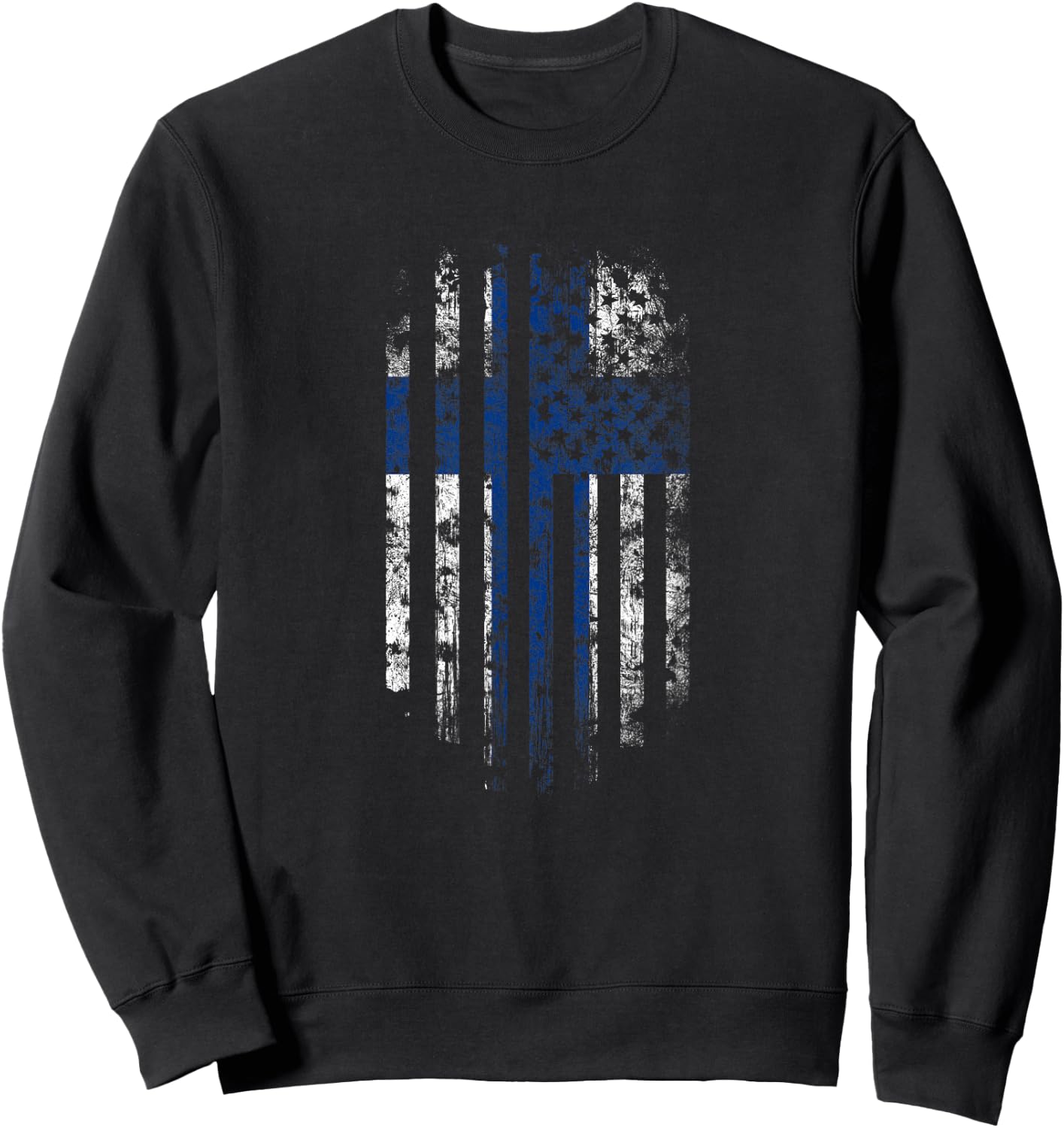 Finnish American Flag - Finland and USA Pride Women Kids Men Sweatshirt - Sweatshirt | Black