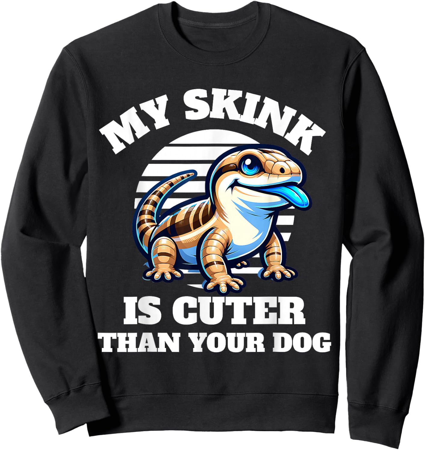 Blue Tongue Skink Owner Sweatshirt - Sweatshirt | Black