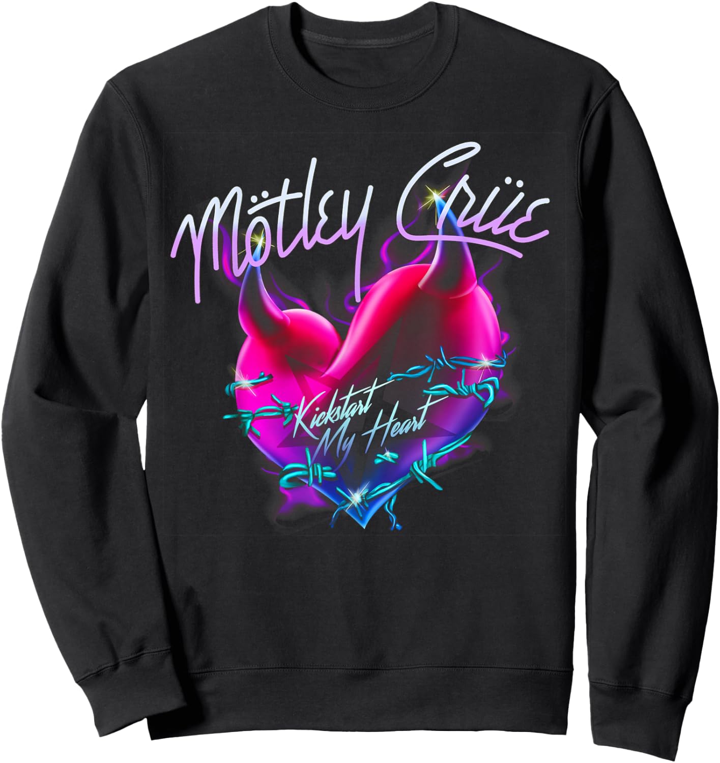 Mötley Crüe Kickstart My Heart , black Sweatshirt - Sweatshirt | Black