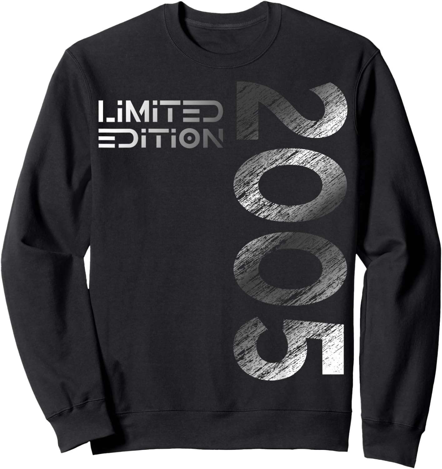 20th Birthday Limited Edition Vintage 2005 Man Woman , black Sweatshirt - Sweatshirt | Black