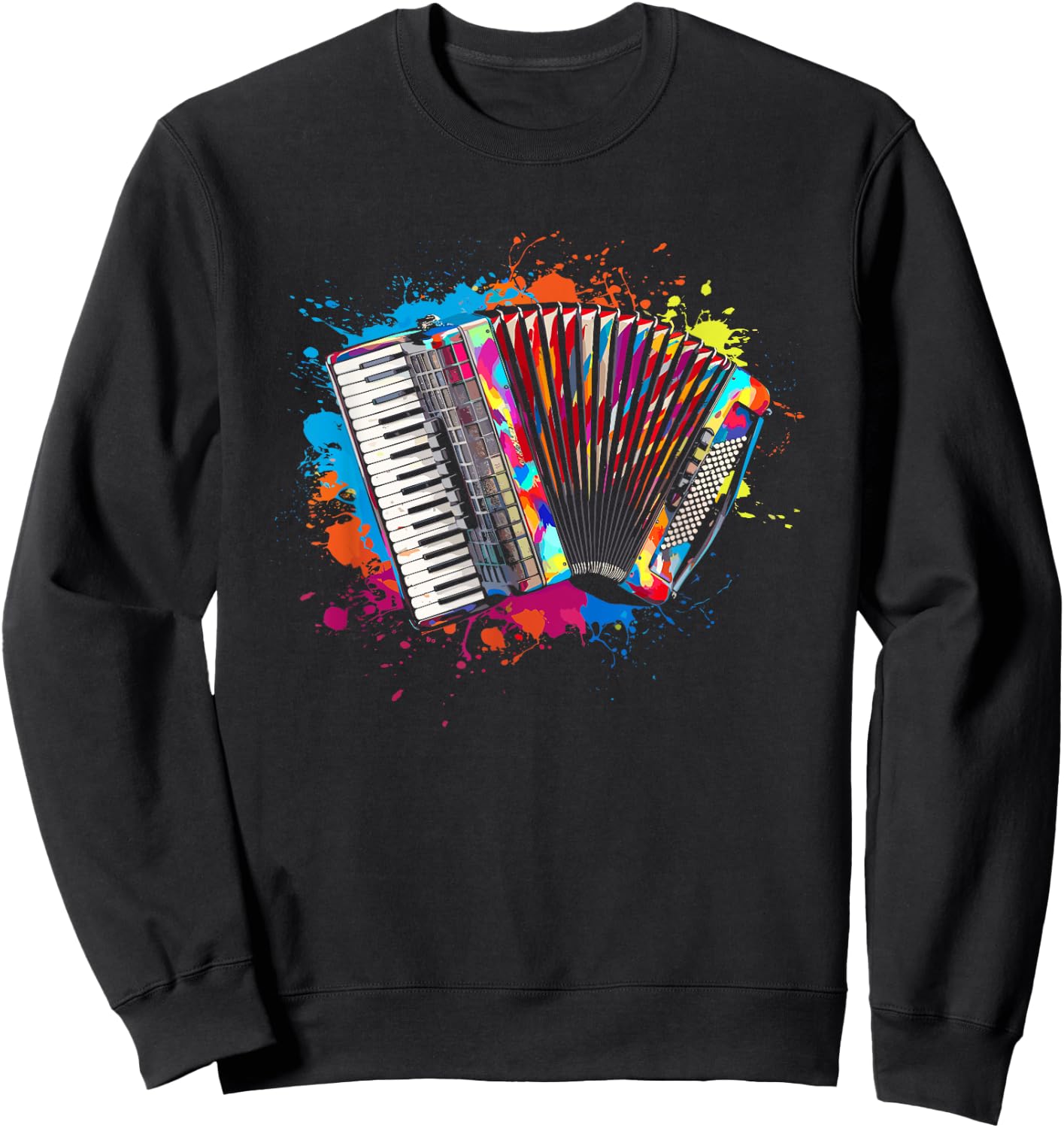 Accordéon Instrument Folklorique - Musique Accordéon Sweatshirt - Sweatshirt | Black