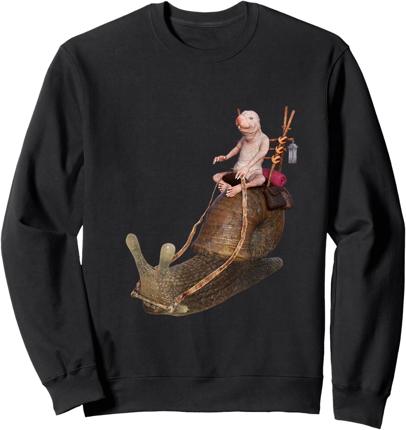 I Just Really Like Naked Moles Ok? Funny Naked Mole Rat Sweatshirt - Sweatshirt | Black