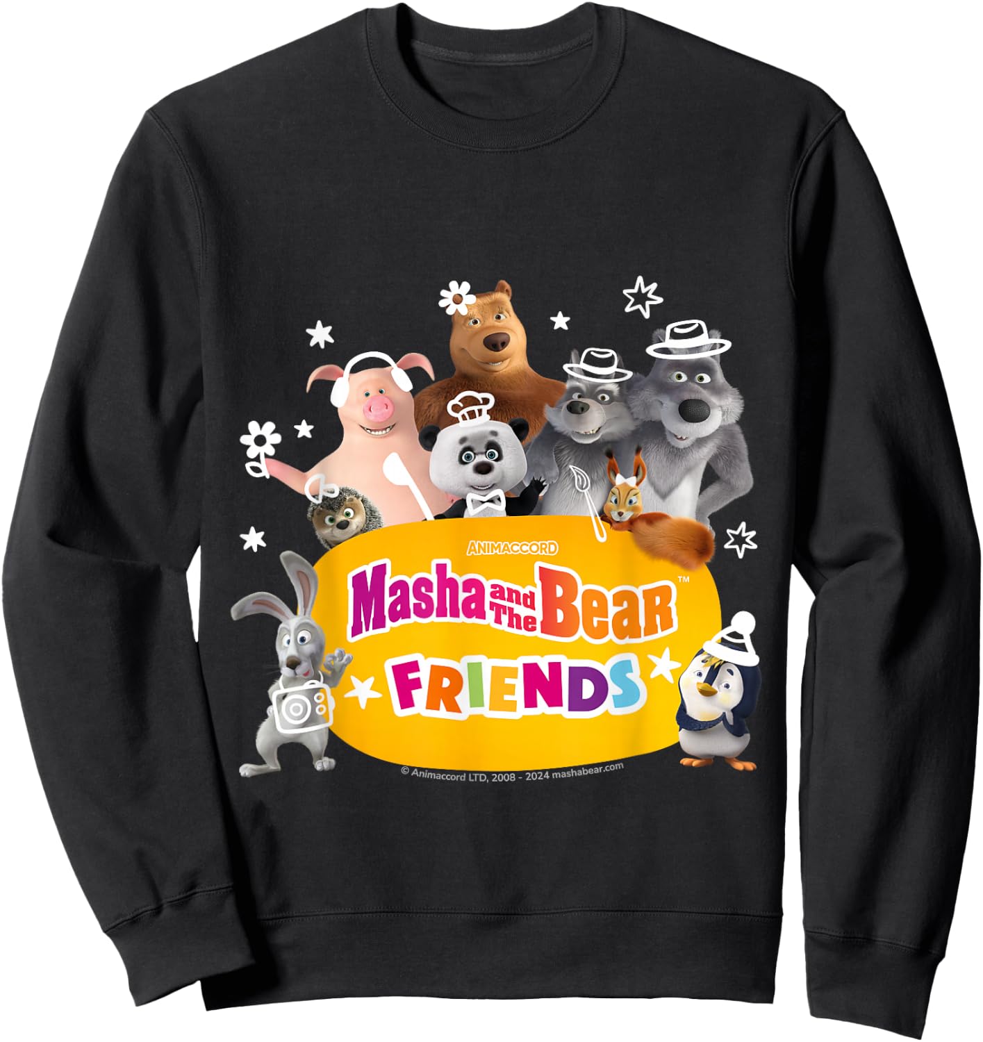 Friends. Group photo #1 Sweatshirt - Sweatshirt | Black