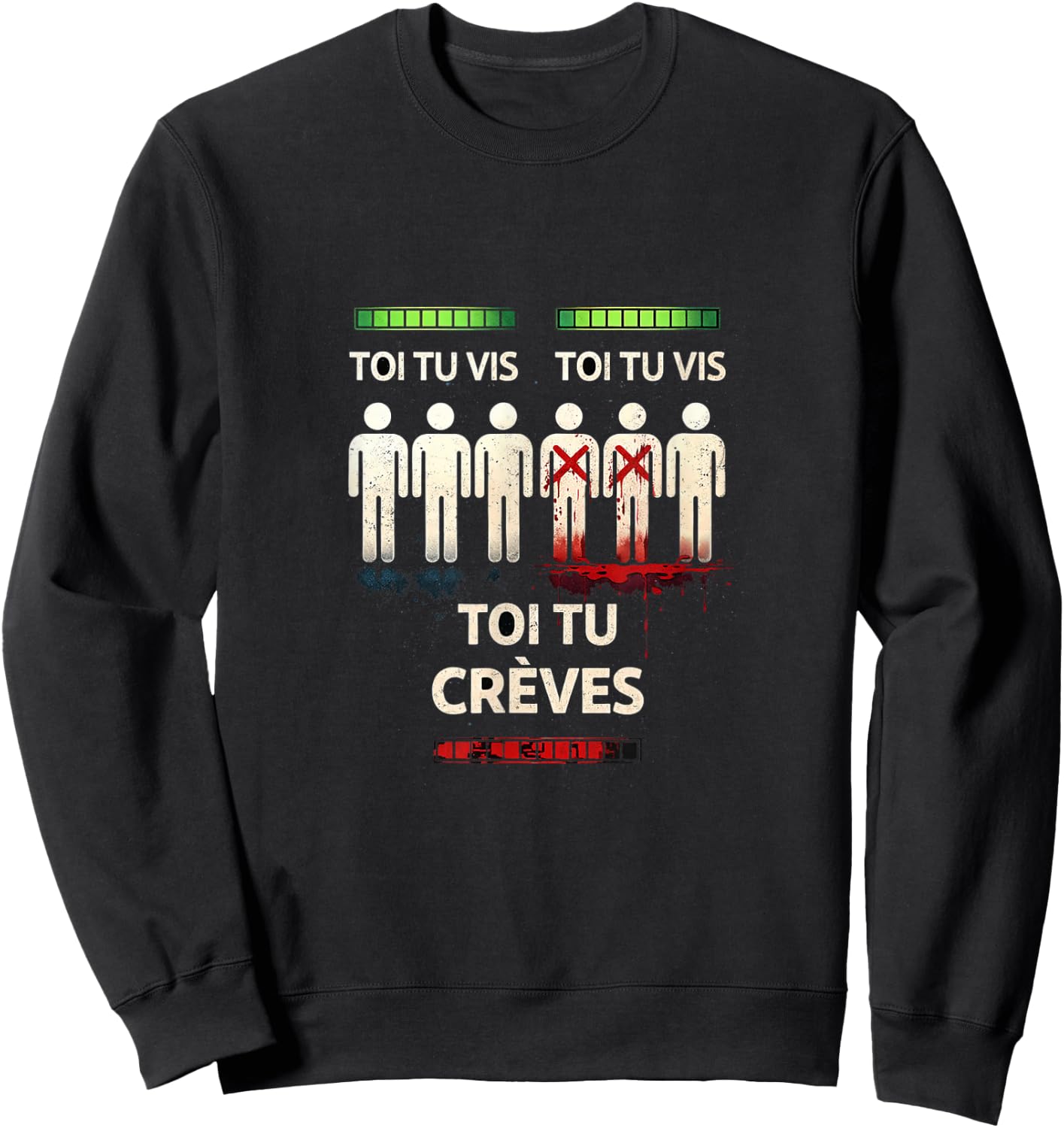 Dewey toi tu vis toi tu vis toi tu Creve Malcolm Sweatshirt - Sweatshirt | Black