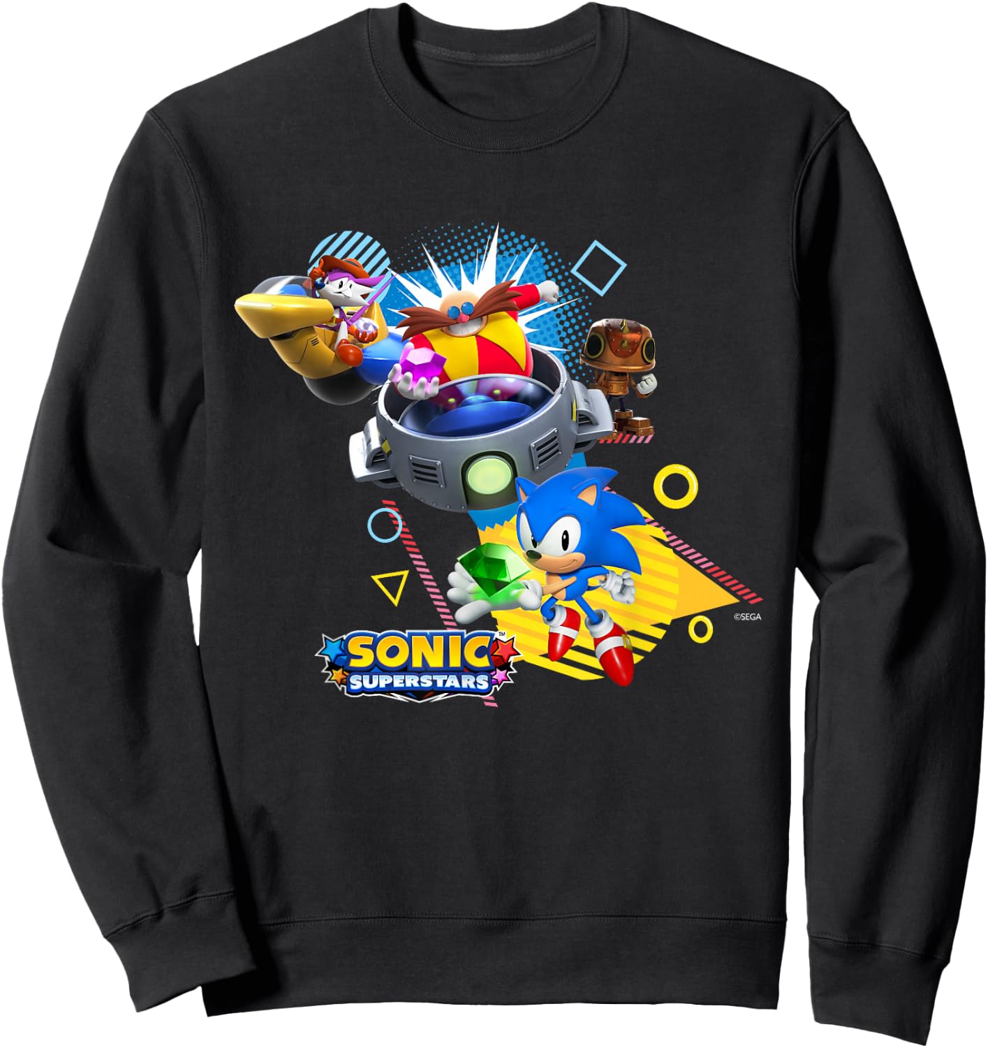 Sonic The Hedgehog, Sonic Superstars - Game Over Sweatshirt - Sweatshirt | Black