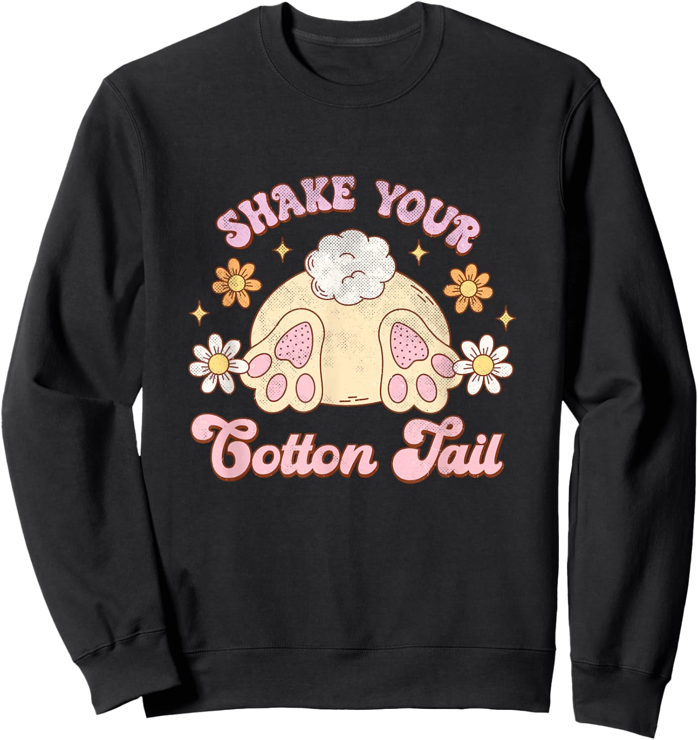 Shake Your Cotton Tail Funny Easter Sweatshirt - Sweatshirt | Black