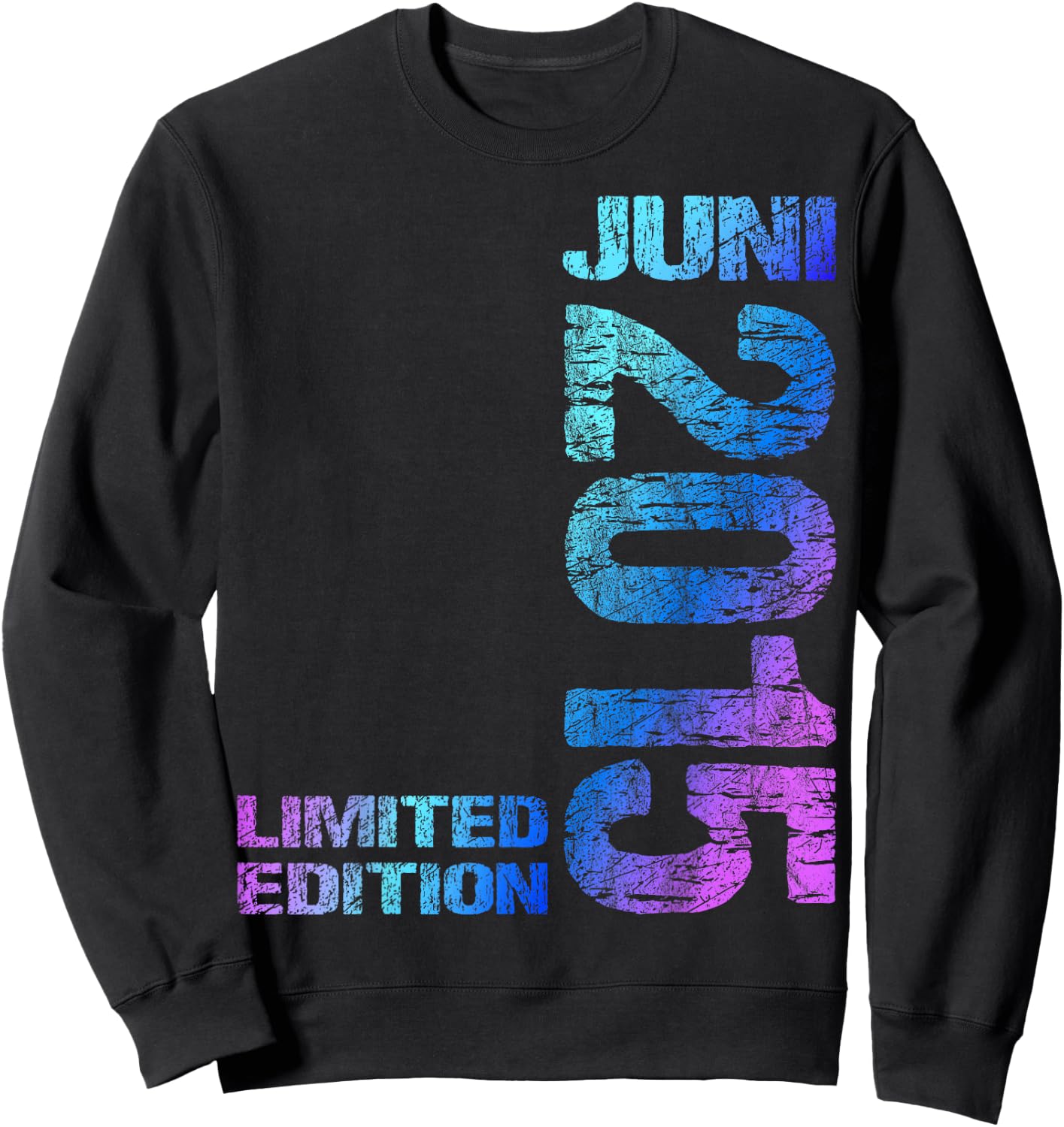 Juni 2015 Junge Mädchen 11. Geburtstag Limited Edition 11 Sweatshirt - Sweatshirt | Black