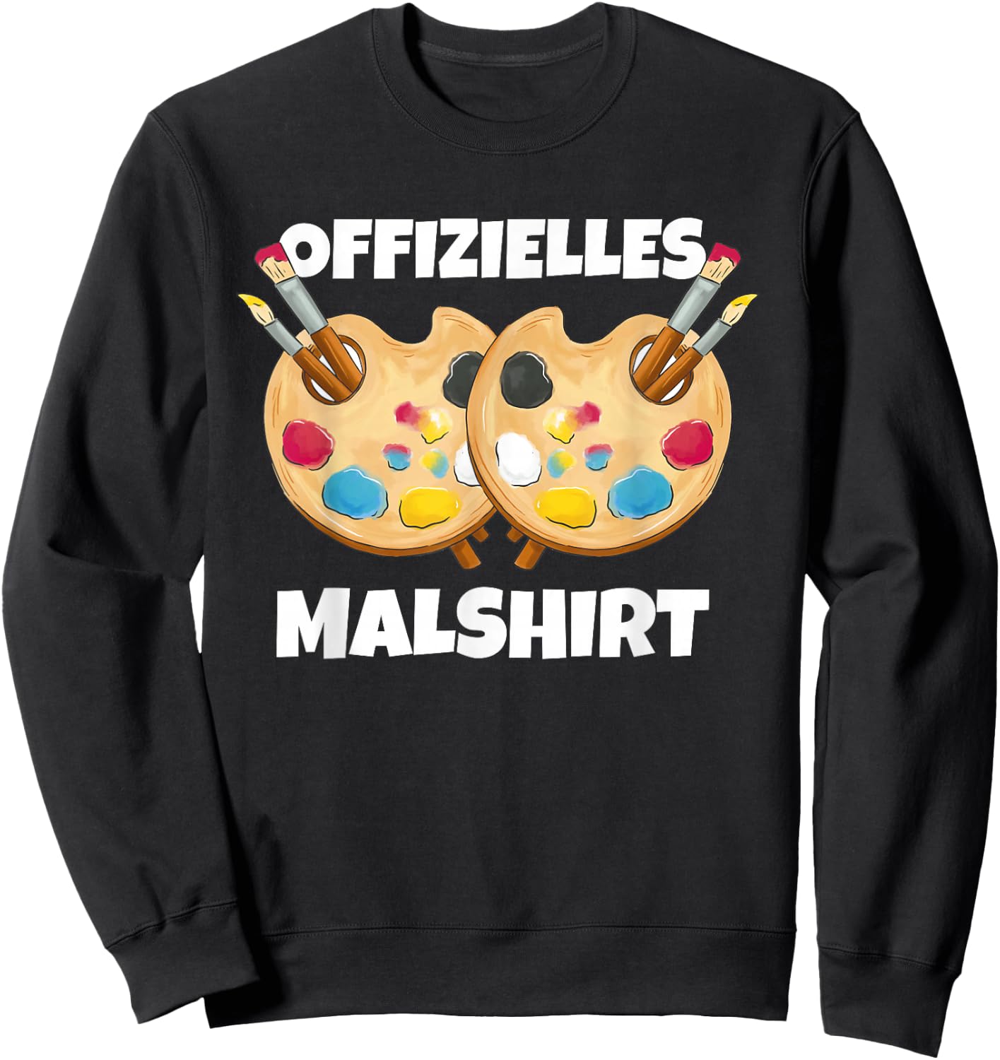 Offizielles Malshirt Zeichnen Kunst Farben Lehrer Unterricht Sweatshirt - Sweatshirt | Black