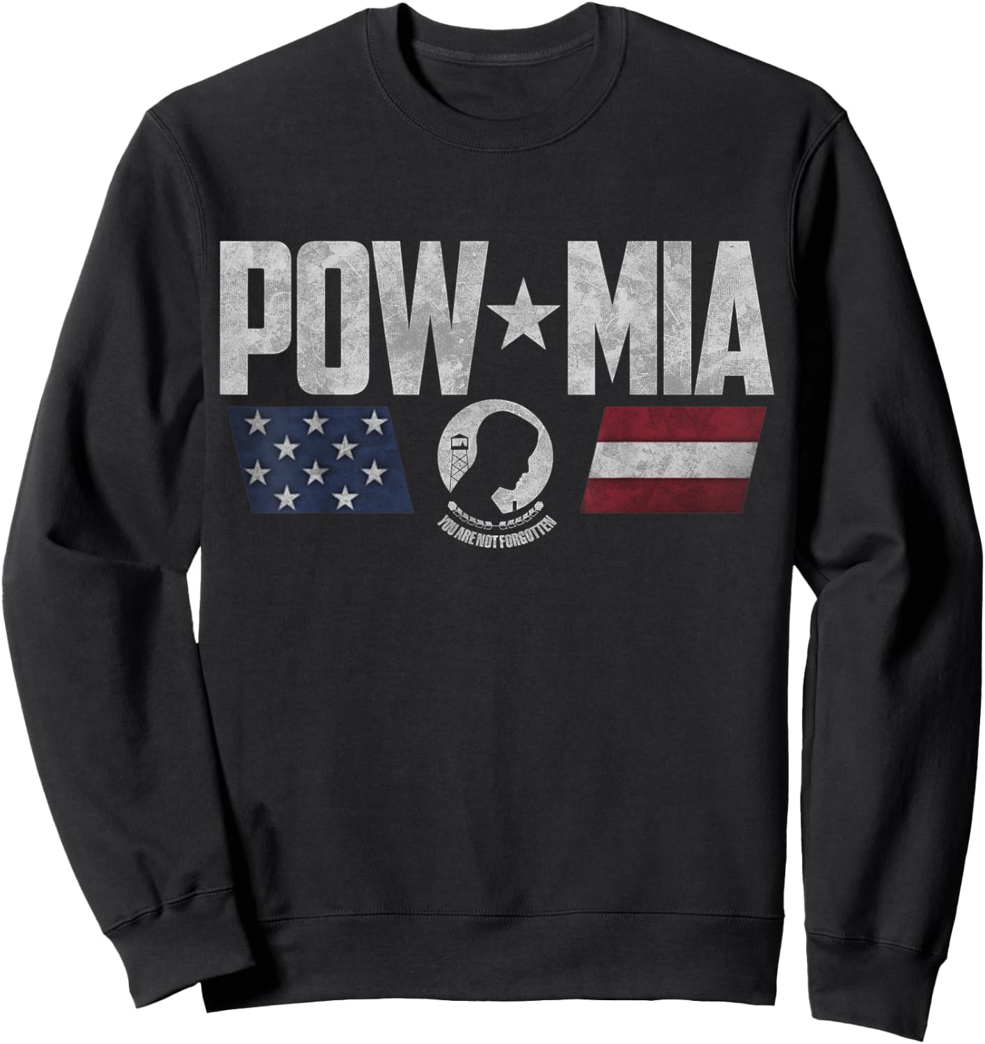 POW/MIA Logo Sweatshirt - Sweatshirt | Black