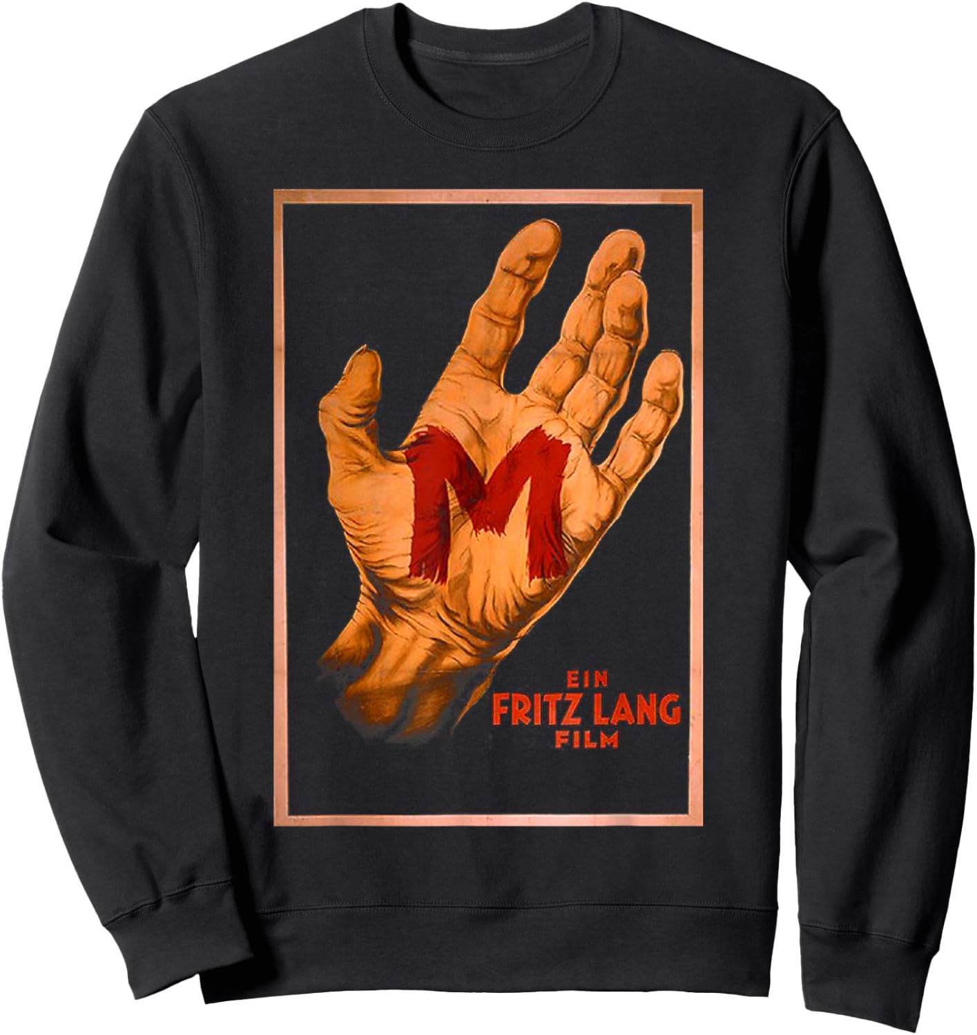 M - Eine Stadt sucht ihren Mörder Stummfilm Klassiker Poster Sweatshirt - Sweatshirt | Black