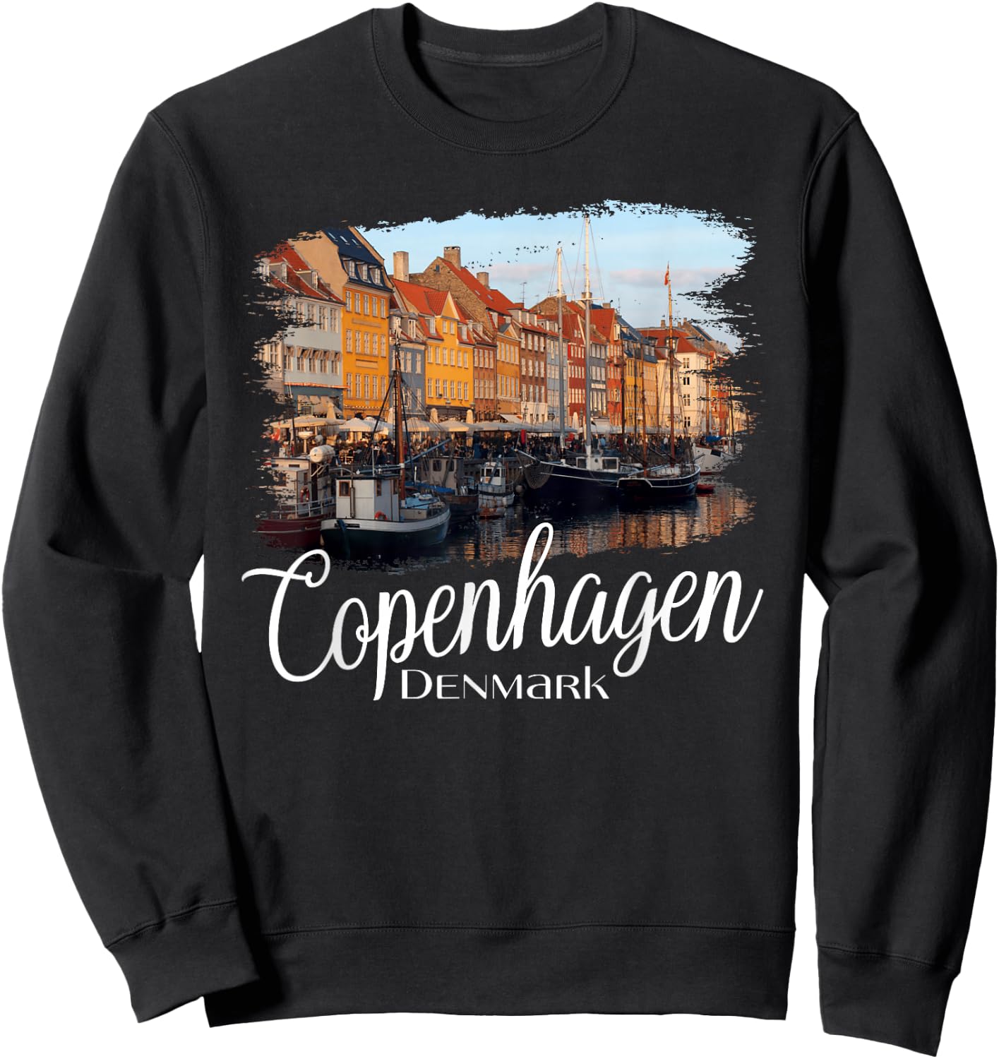 Copenhagen Denmark Souvenir / Copenhagen Sweatshirt - Sweatshirt | Black