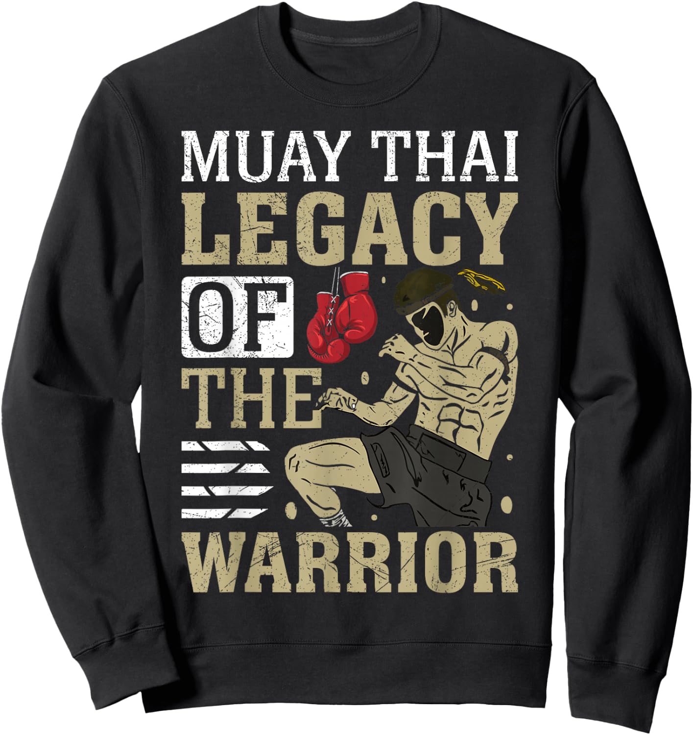 Muay Thai Legacy of the Warrior Muay Thai Sweatshirt - Sweatshirt | Black