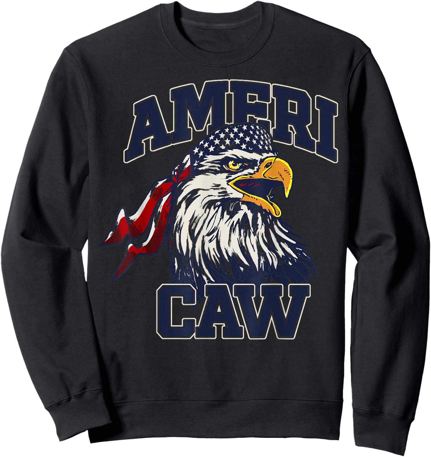 Americaw Bandanna Eagle Sweatshirt - Sweatshirt | Black
