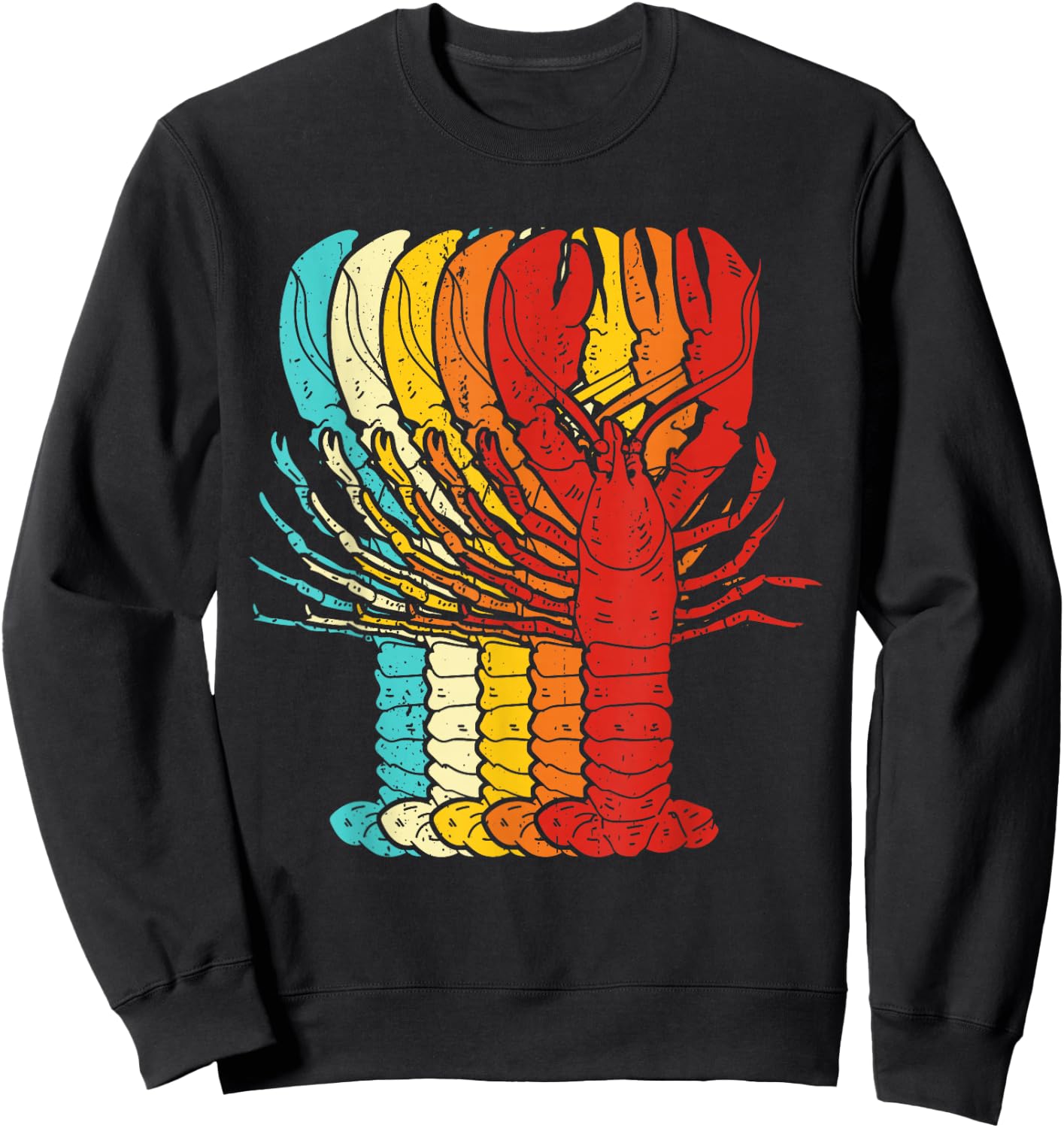 Vintage Lobster Sweatshirt - Sweatshirt | Black