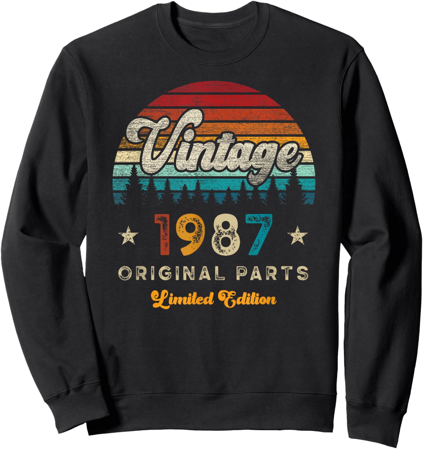 Vintage 1987 Anniversaire 39 Ans D'âge Limited Edition Sweatshirt - Sweatshirt | Black