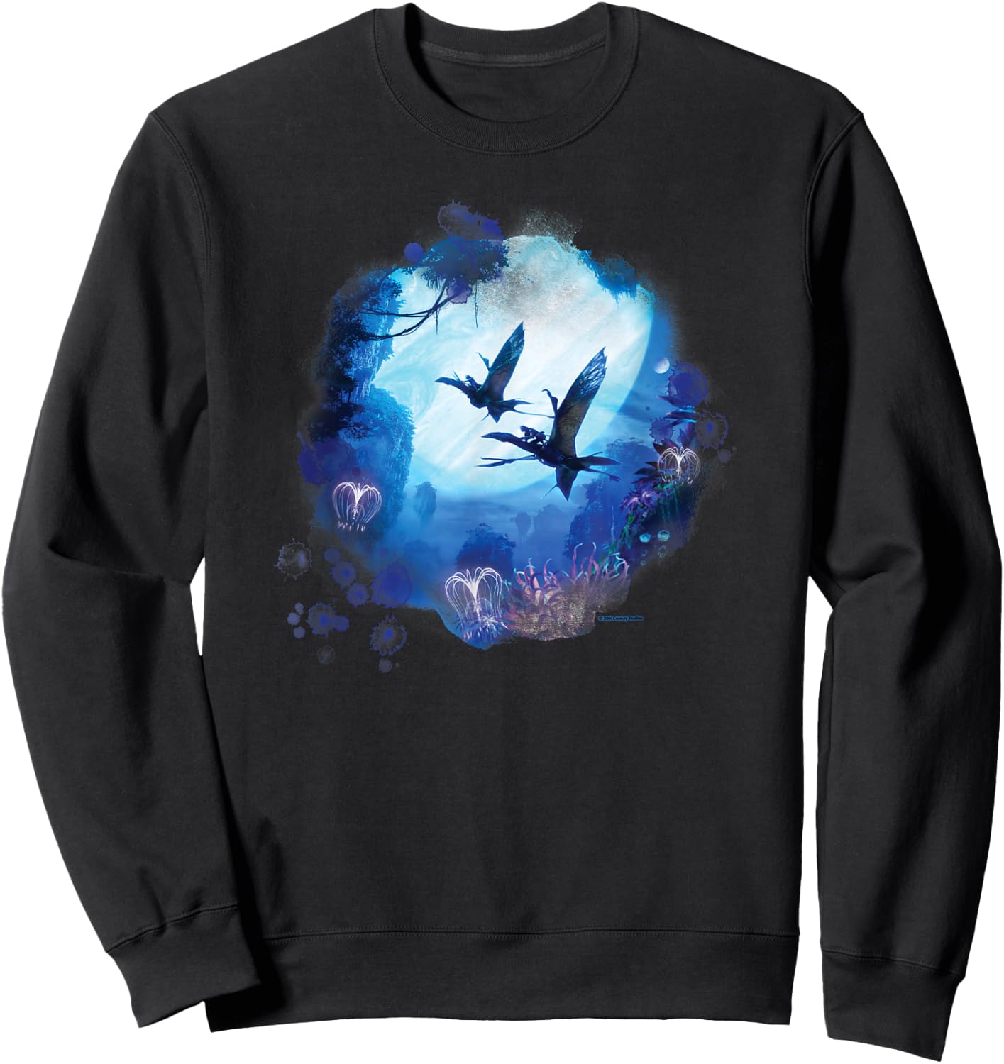 Avatar: The Way of Water Banshee NA’vi Night Flight Sweatshirt - Sweatshirt | Black