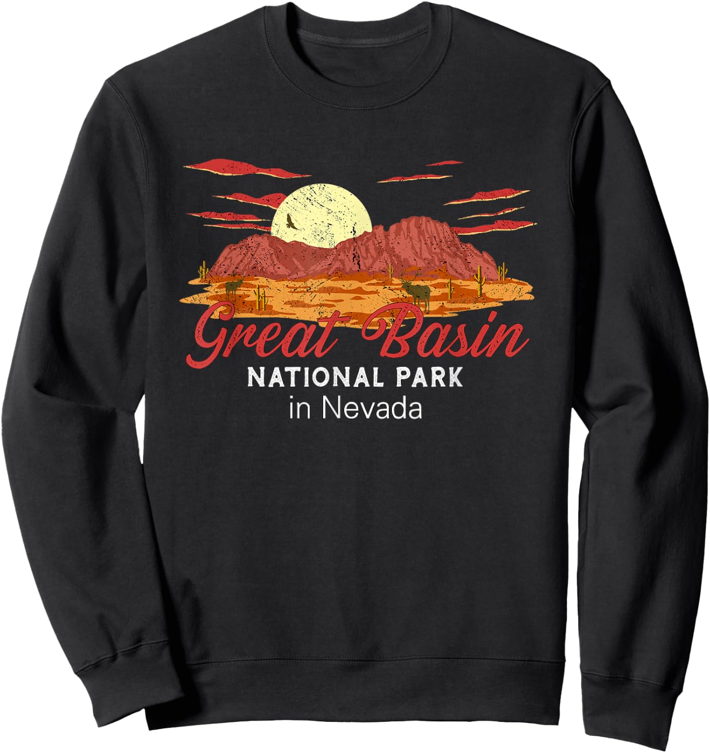 Great Basin National Park Nevada Sweatshirt - Sweatshirt | Black