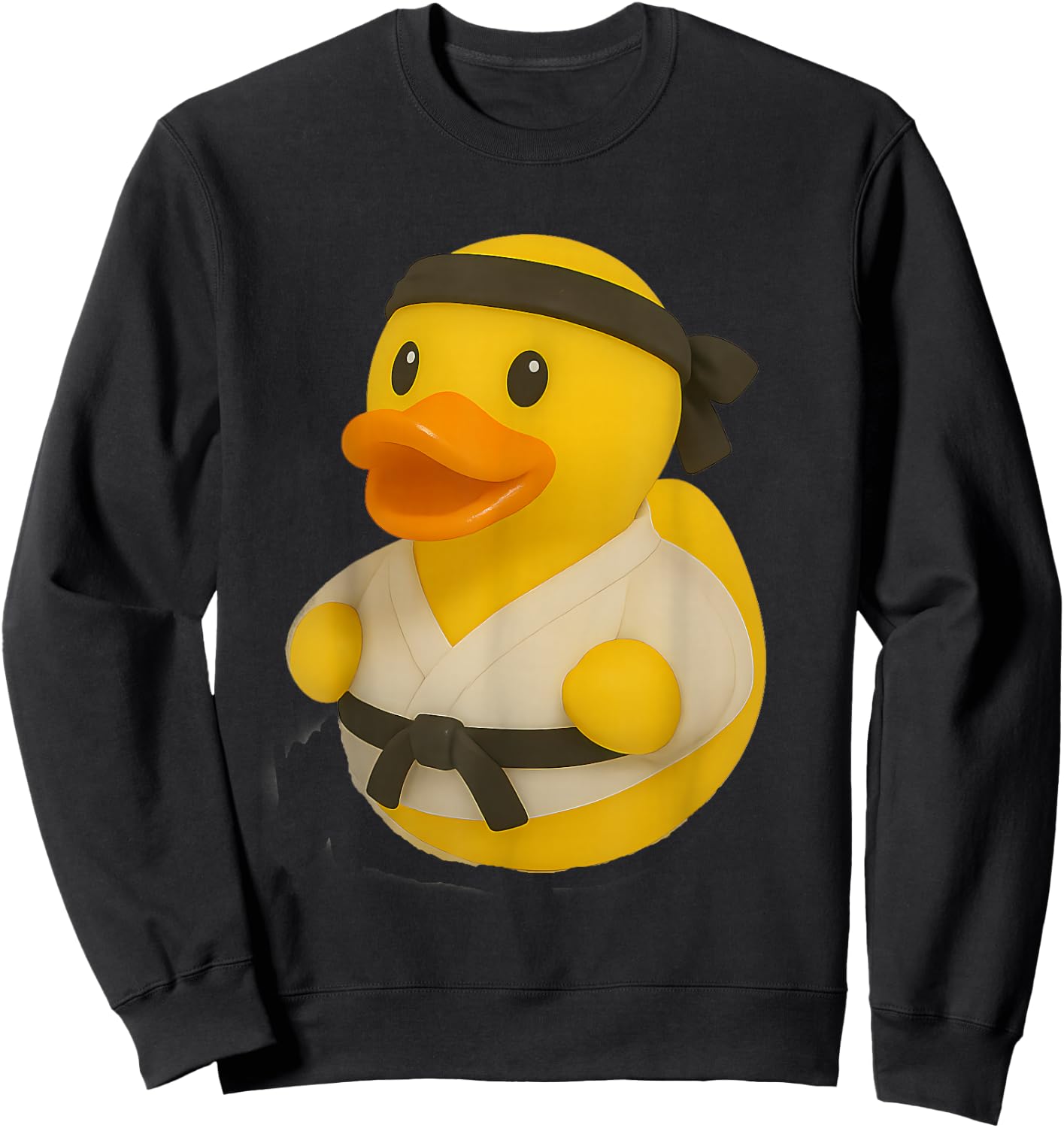 Rubber Duck Karate Ducky Duckie Men Women Kids Sweatshirt - Sweatshirt | Black