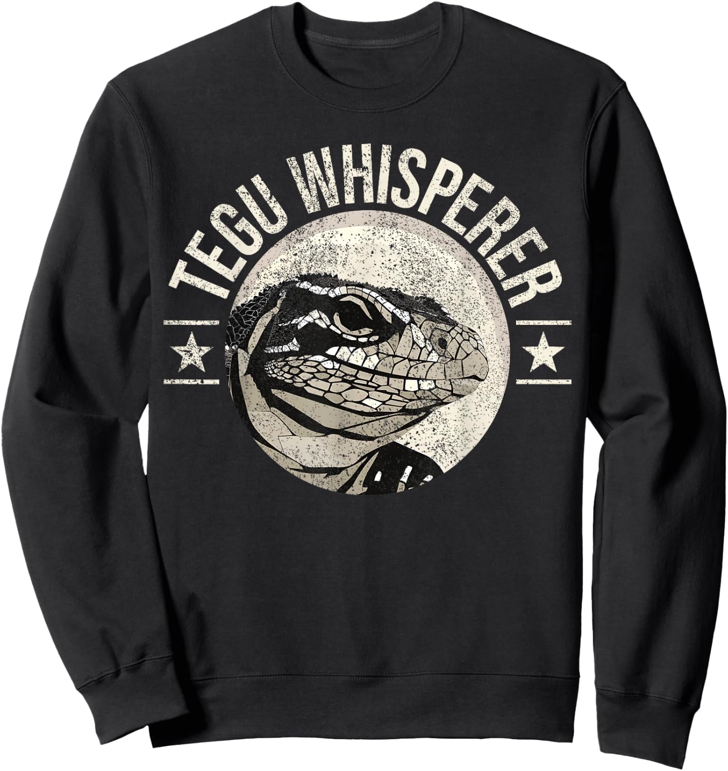 Tegu Lover Tegu Lizard Tegu Whisperer Hobby Tegu Sweatshirt - Sweatshirt | Black