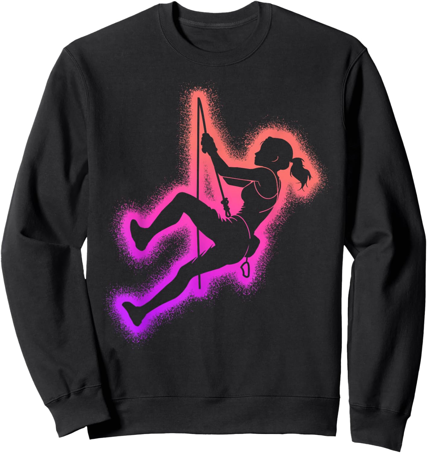 Bouldern Kletterer Bergsteigen Frauen Mädchen Klettern Sweatshirt - Sweatshirt | Black