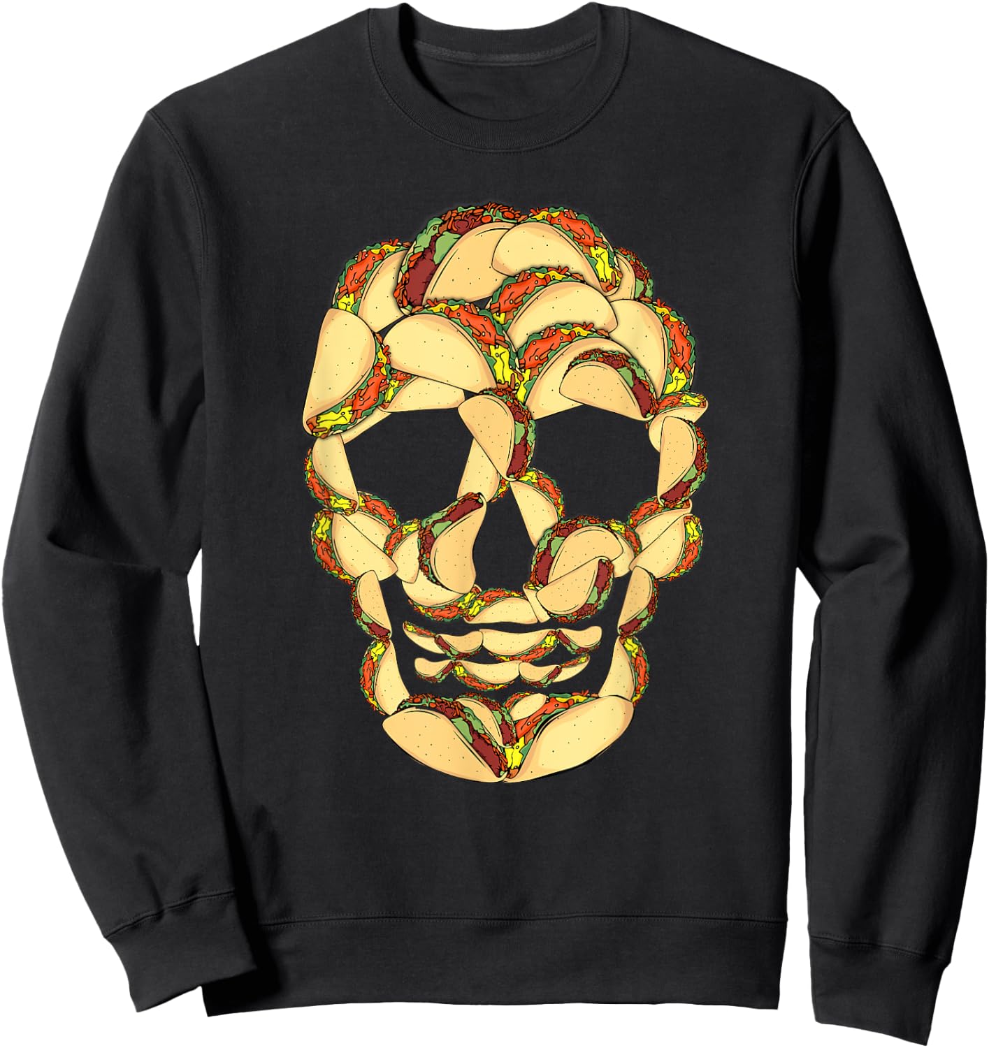Taco Lover Men Cinco De Mayo Mexican Food Tacos Sweatshirt - Sweatshirt | Black