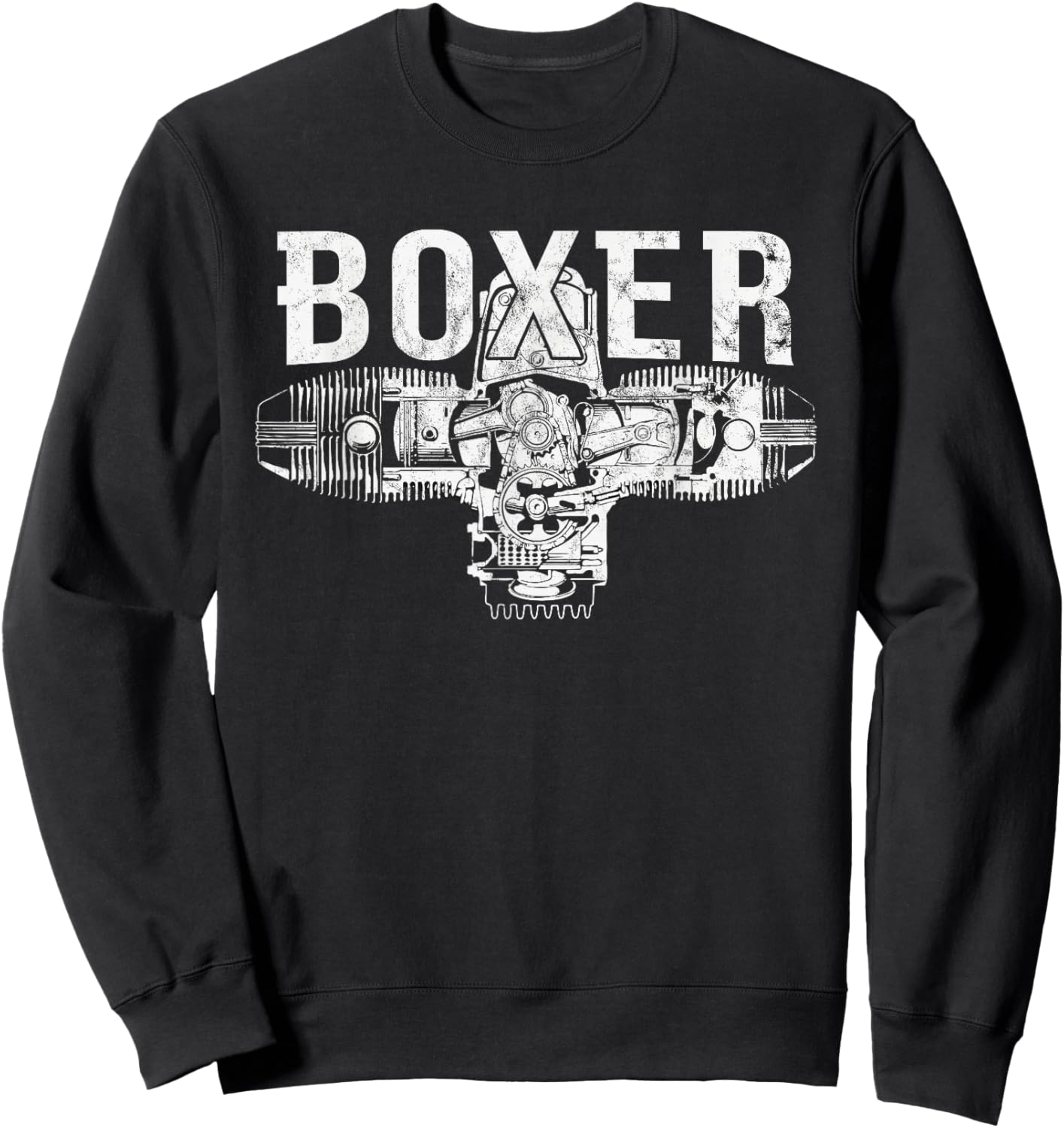 Boxer Motor R Serie Zweizylinder Motorrad Sweatshirt - Sweatshirt | Black