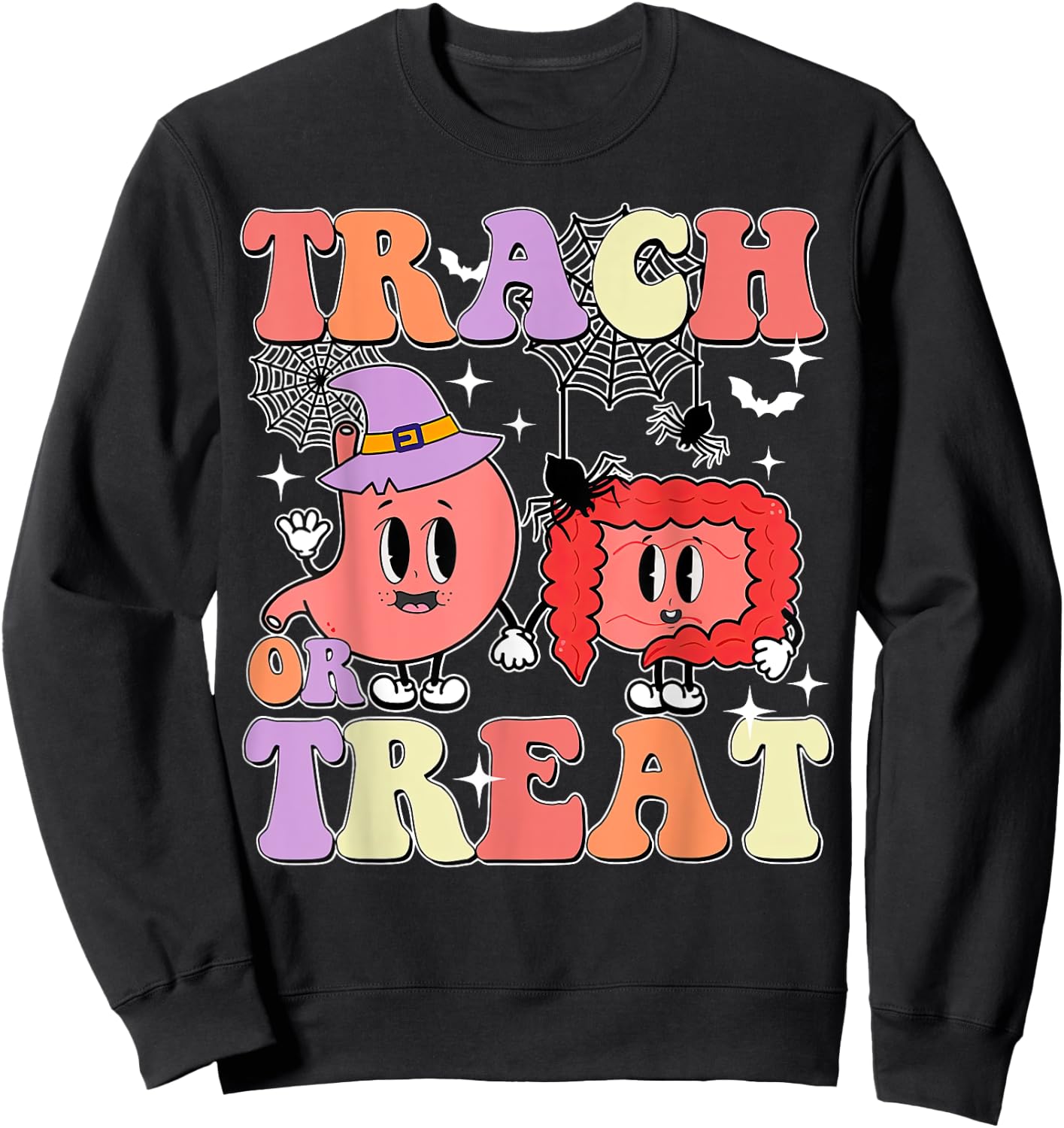 Gi Nurse Gastro Crew Colonoscopy Endoscopy RN Halloween Sweatshirt - Sweatshirt | Black