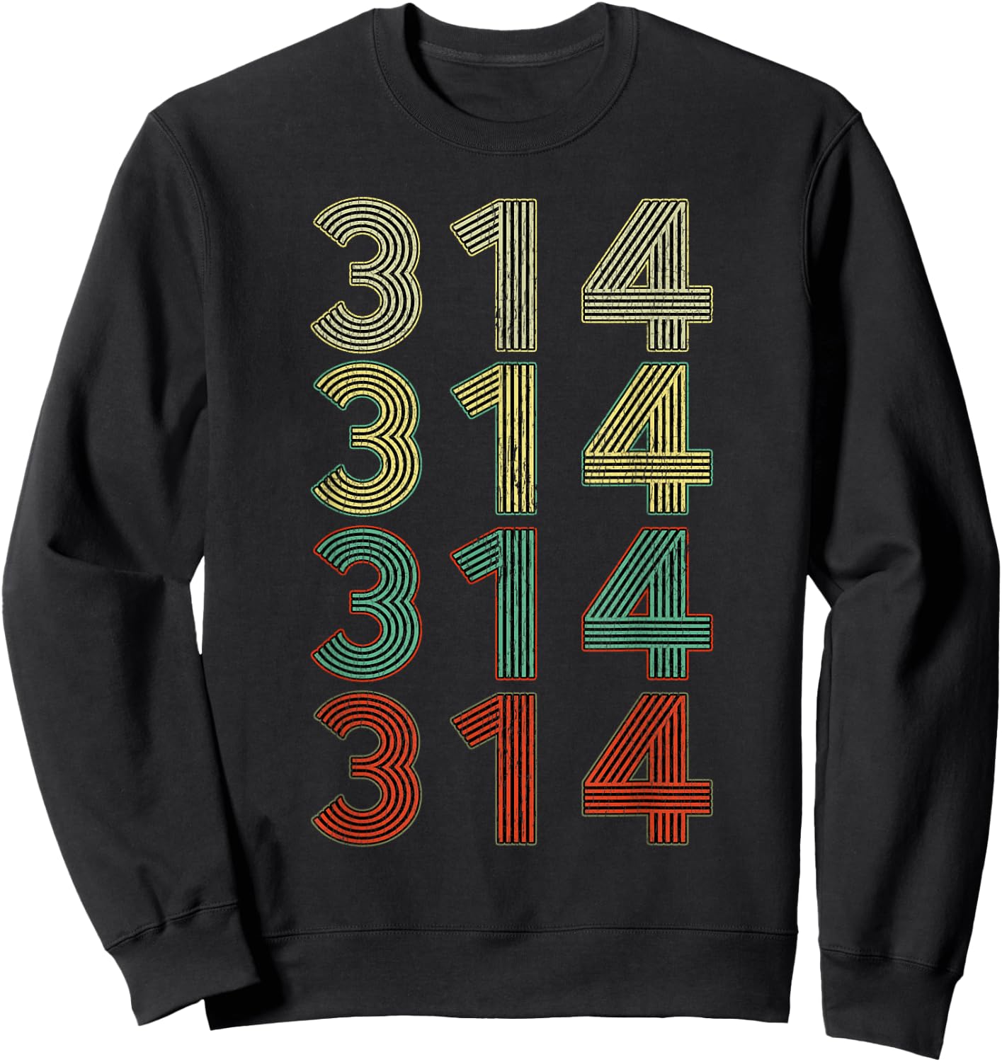 Vintage St Louis Retro 80's 314 Area Code Missouri t Sweatshirt - Sweatshirt | Black