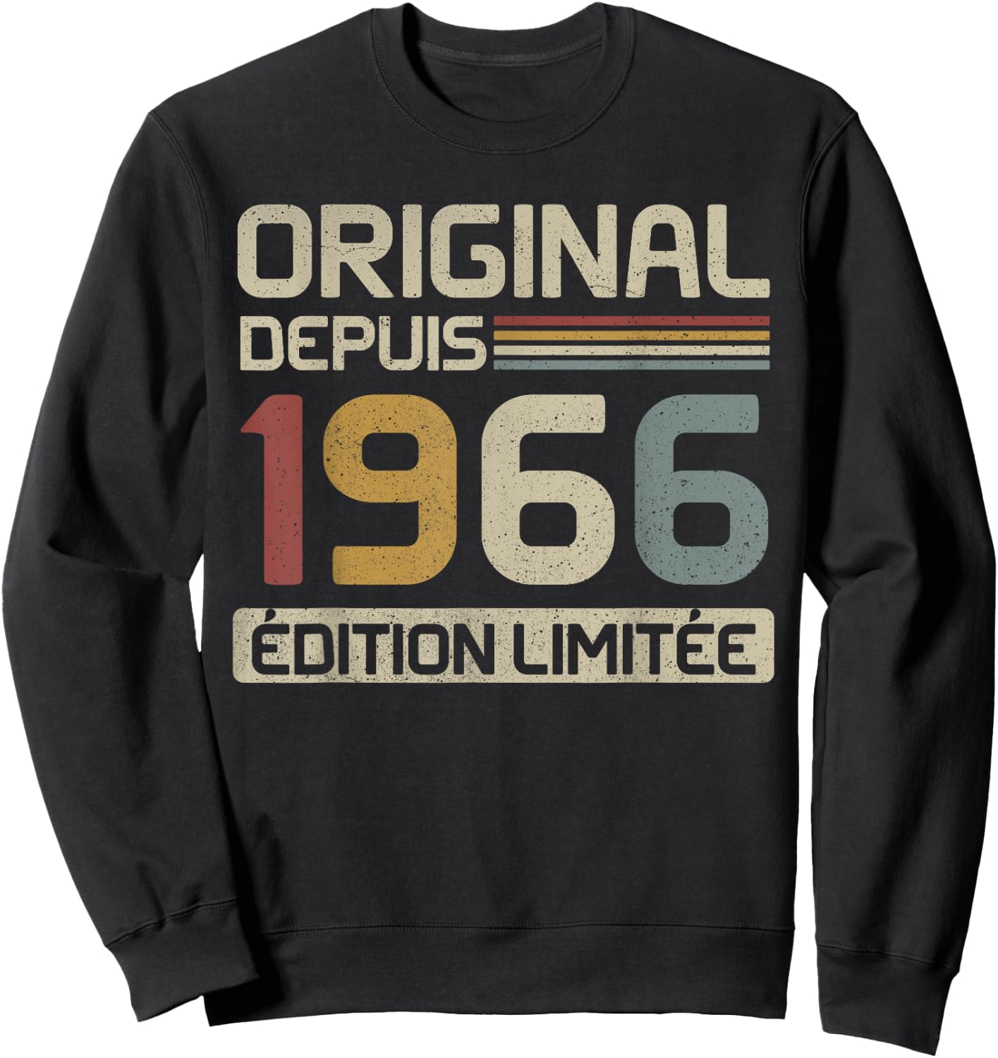 Original 1966 Birthday Gift 59 Years anniv 59 years Sweatshirt - Sweatshirt | Black