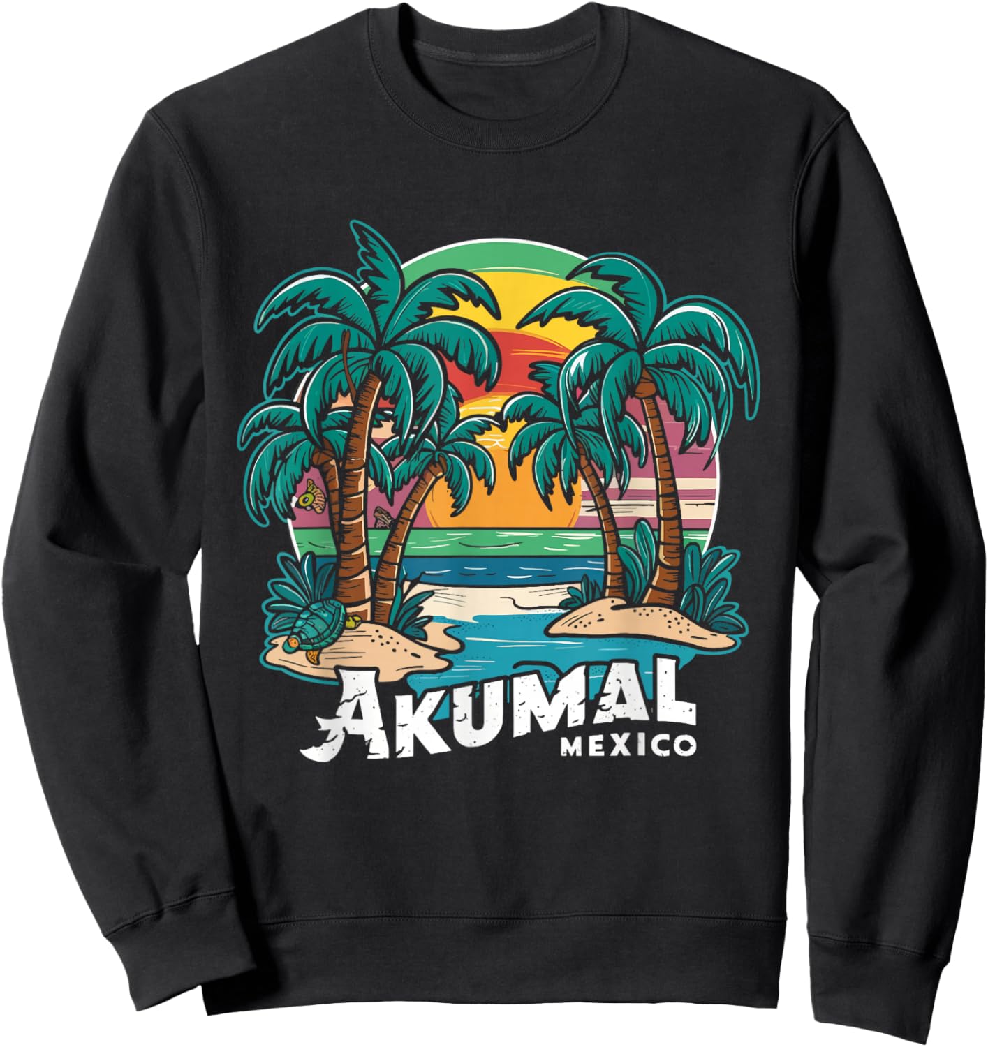 Akumal Mexico Sweatshirt - Sweatshirt | Black
