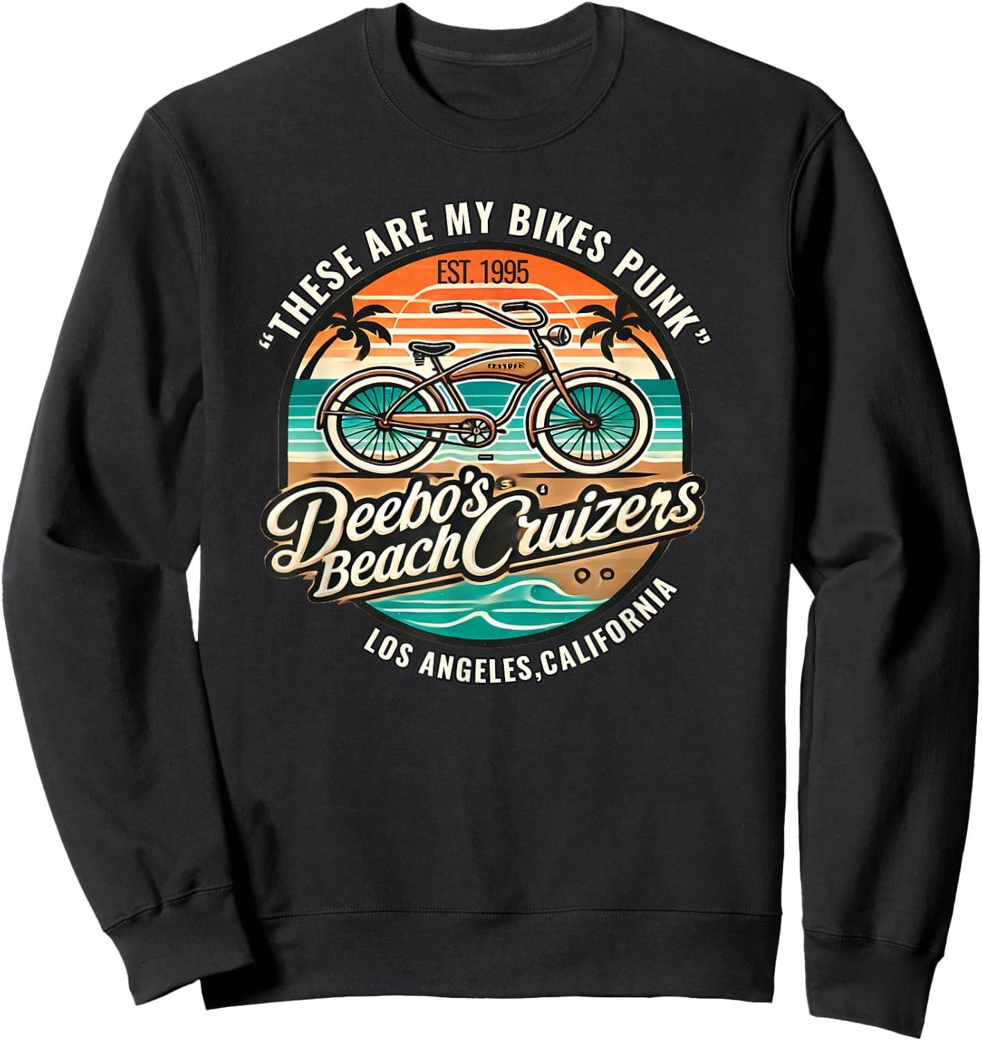 Deebo's Beach Cruisers Parody Bike Shop from the 90s Sweatshirt - Sweatshirt | Black