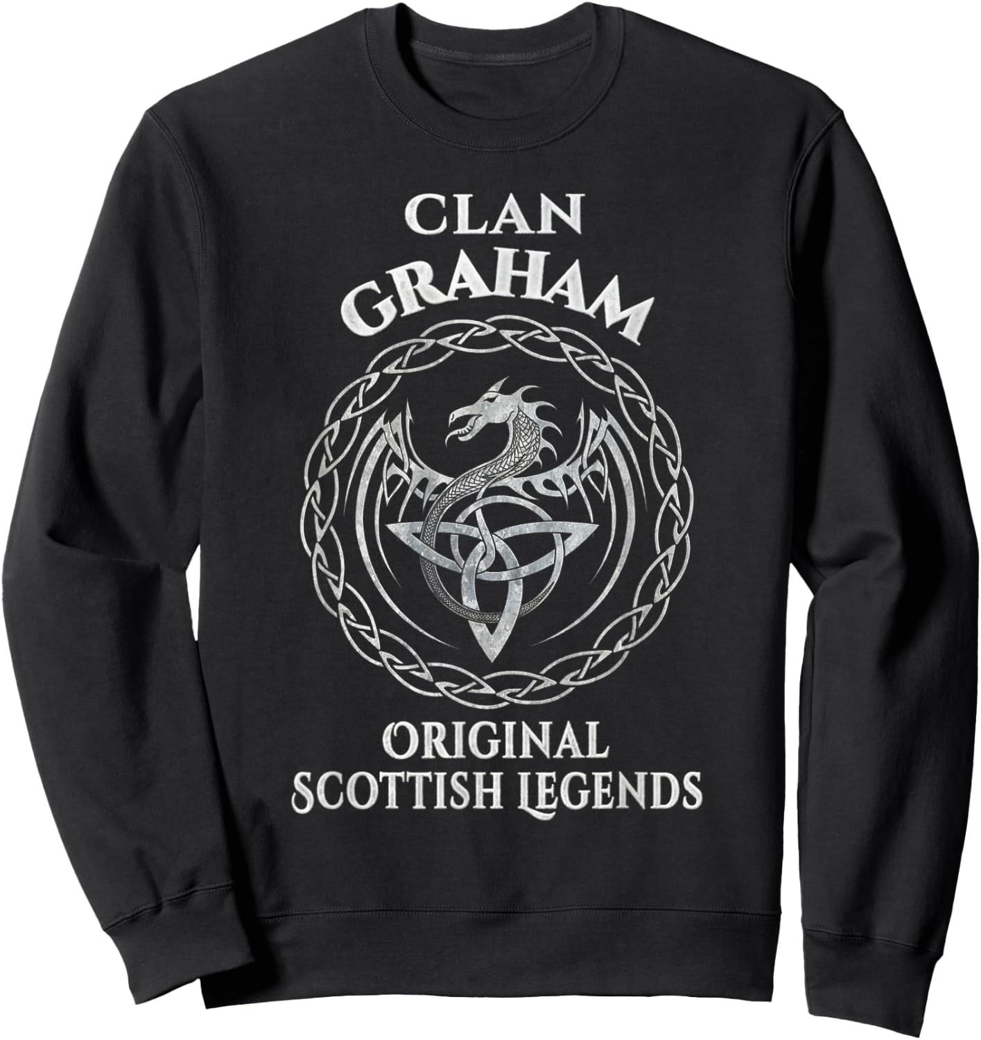 Graham Original Scottish Legends - Graham Family Sweatshirt - Sweatshirt | Black