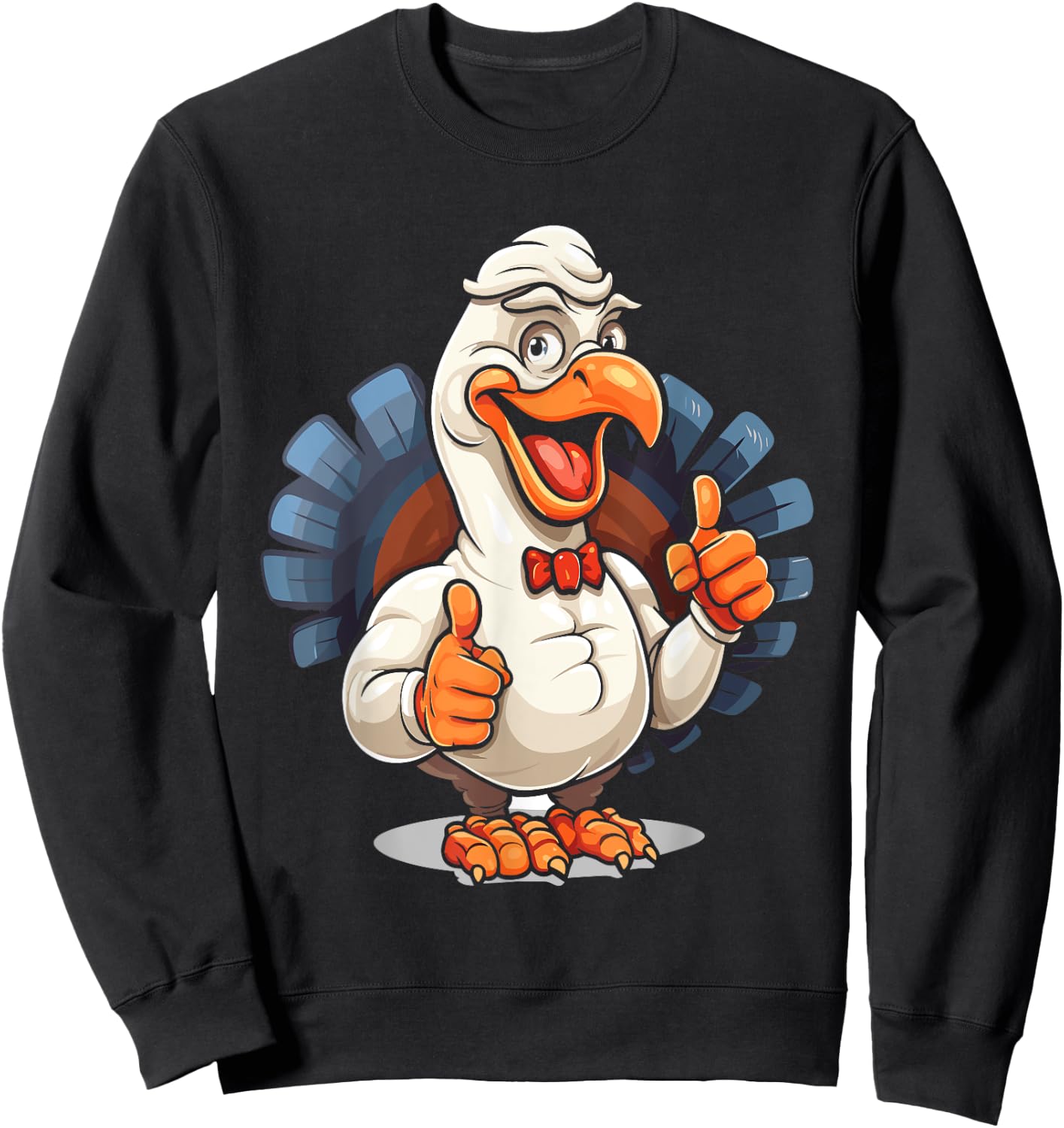 Thanksgiving Turkey Sweatshirt - Sweatshirt | Black