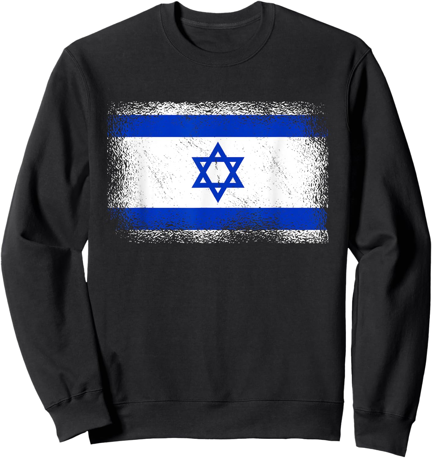 Israelische Flagge Israel Sweatshirt - Sweatshirt | Black
