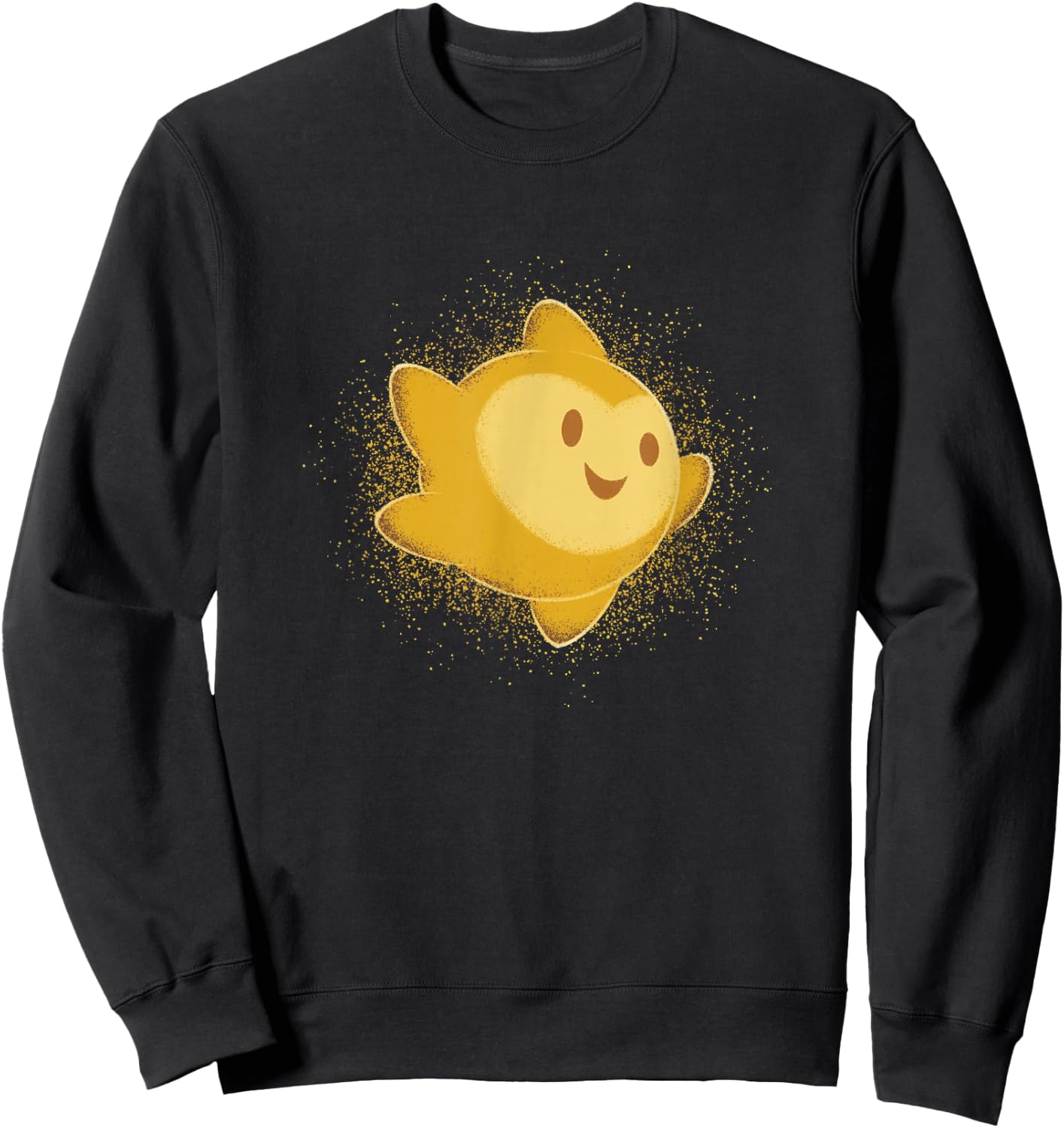 Disney Wish Shining Star Golden Celestial Portrait Sweatshirt - Sweatshirt | Black