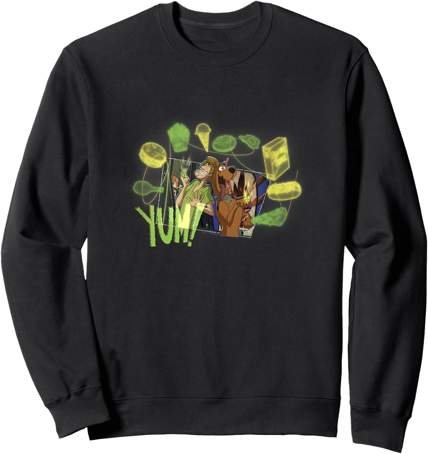 Scooby-Doo! And Krypto, Too! Shaggy & Scoob Phantom Snacks Sweatshirt - Sweatshirt | Black