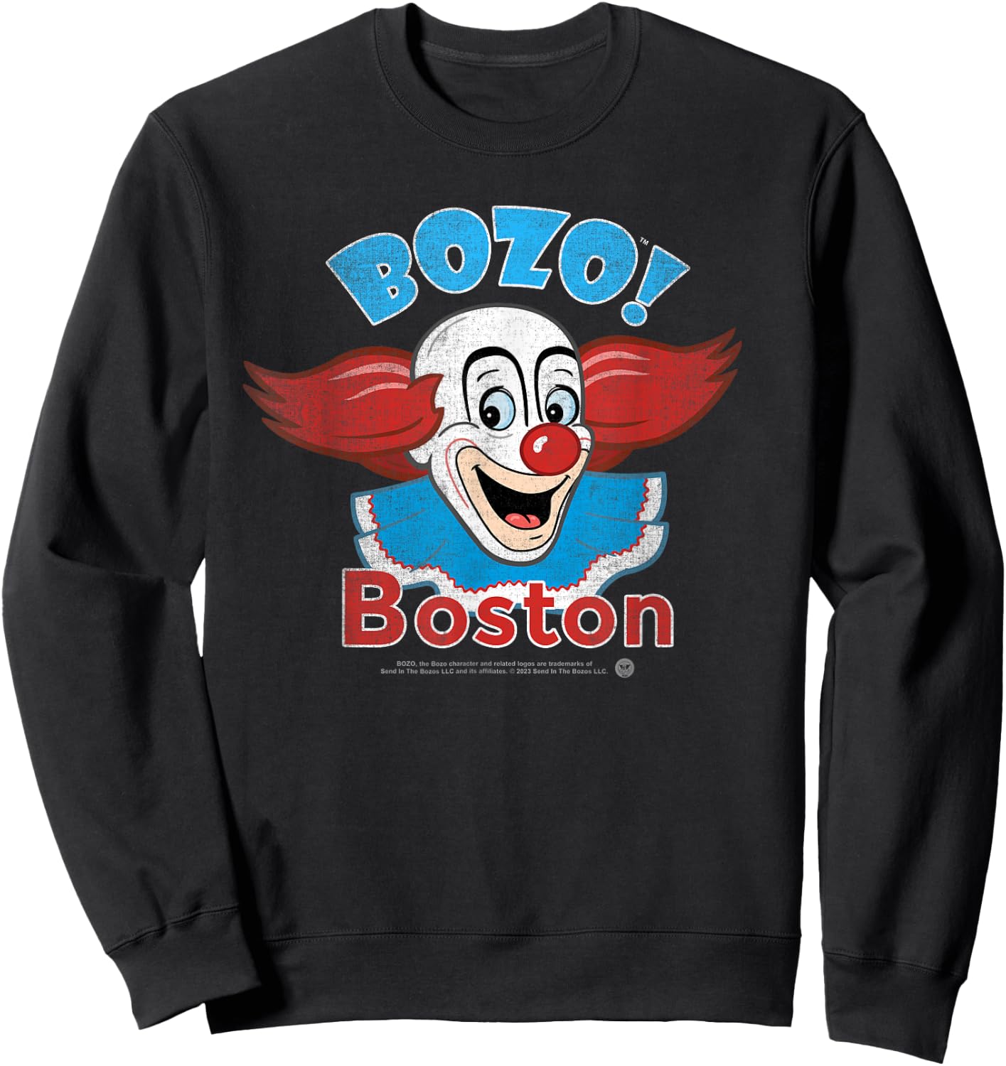 Bozo the Clown - Boston Vintage Sweatshirt - Sweatshirt | Black