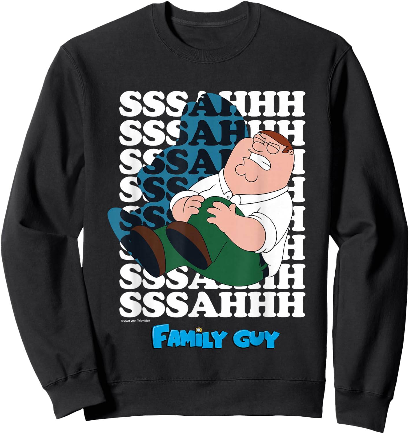 Family Guy Peter Griffin Knee Injury , Blue, S Sweatshirt - Sweatshirt | Black