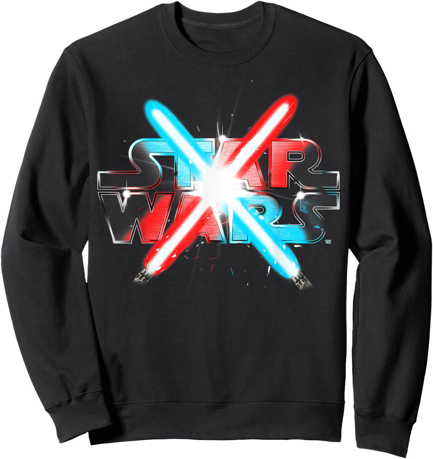 Star Wars Dueling Lightsabers Sweatshirt - Sweatshirt | Black