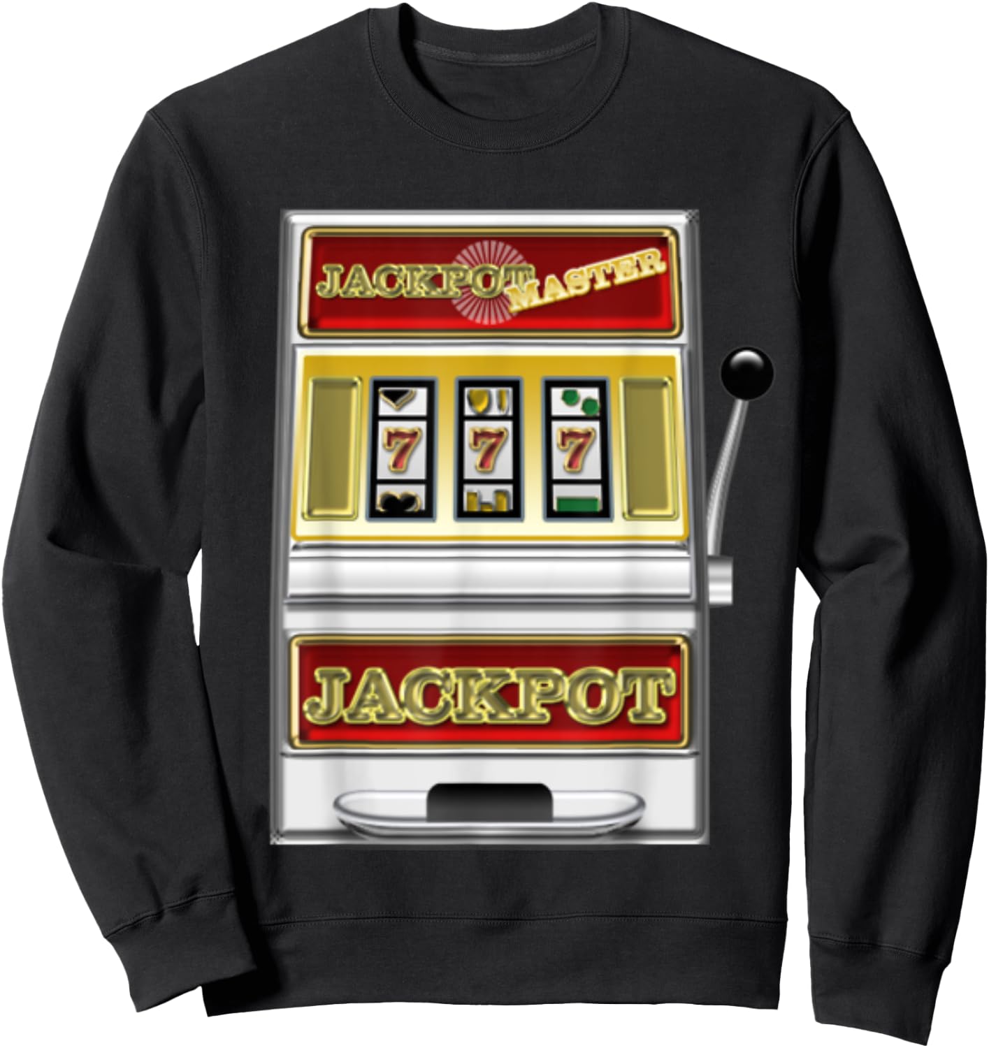Jackpot", your a Slot Machine, no hassle costume ! Sweatshirt - Sweatshirt | Black