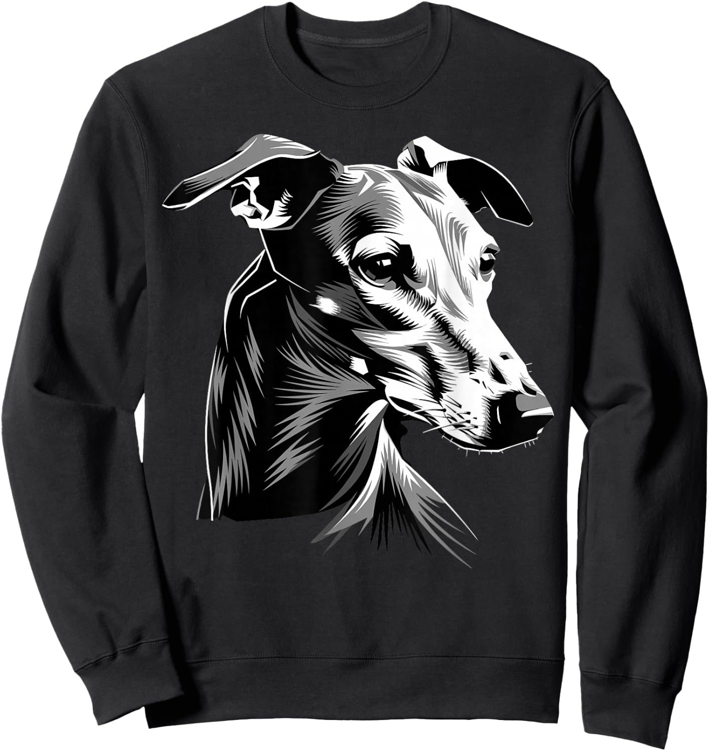 Greyhound Dog Love Greyhound Greyhound , black Sweatshirt - Sweatshirt | Black
