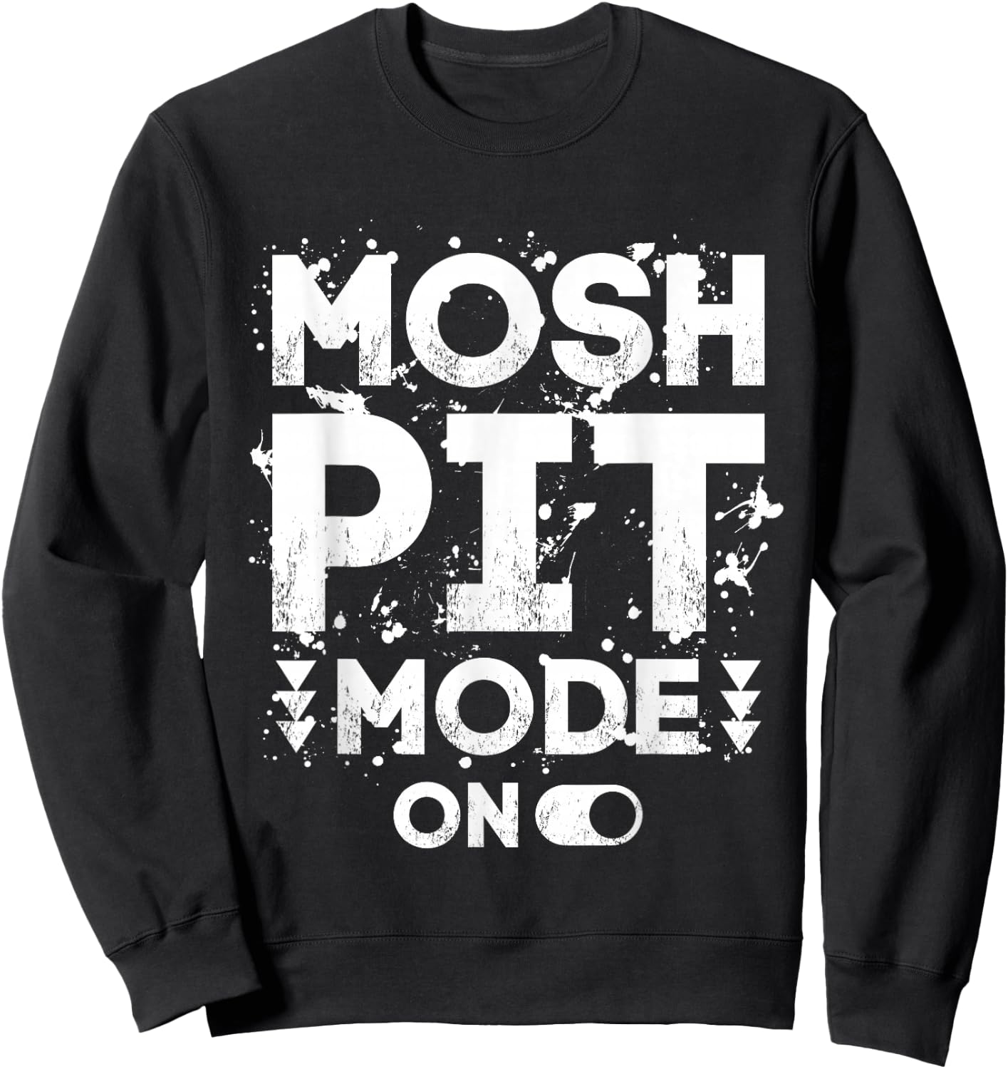 Heavy Metal Trash Metal Metalhead Music Sweatshirt - Sweatshirt | Black