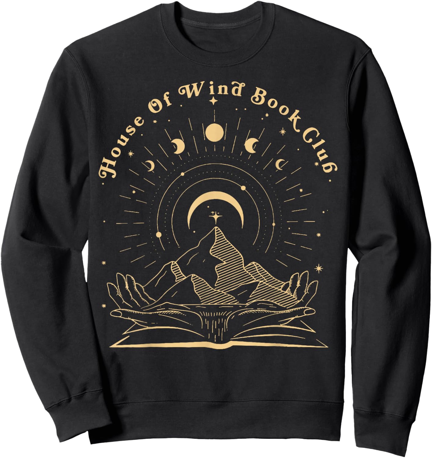 House Of Wind Book club Sweatshirt - Sweatshirt | Black