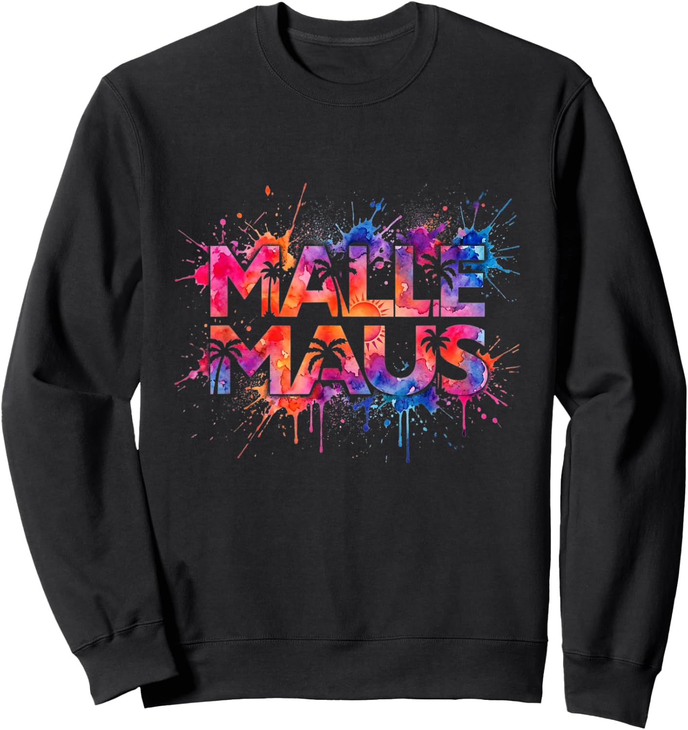 Malle Maus - Mallorca Party Outfit Junggesellinnenabschied Sweatshirt - Sweatshirt | Black