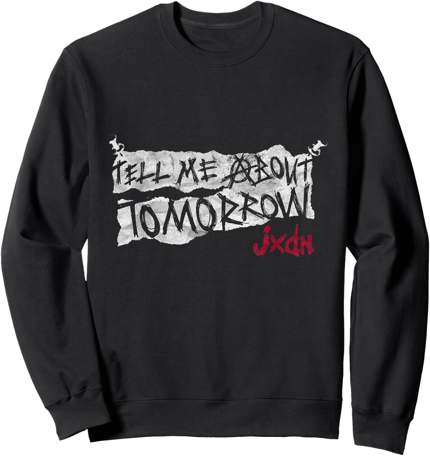 jxdn - TMAT Pinned Sweatshirt - Sweatshirt | Black