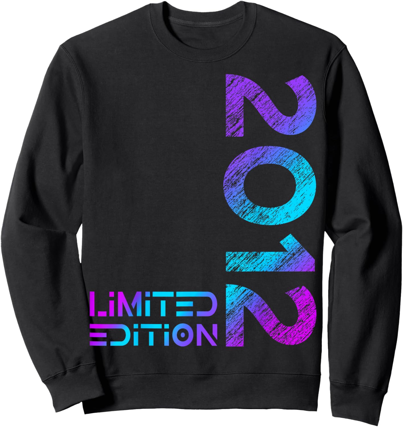 14th Birthday Limited Edition Vintage 2012 Boy Girl Sweatshirt - Sweatshirt | Black